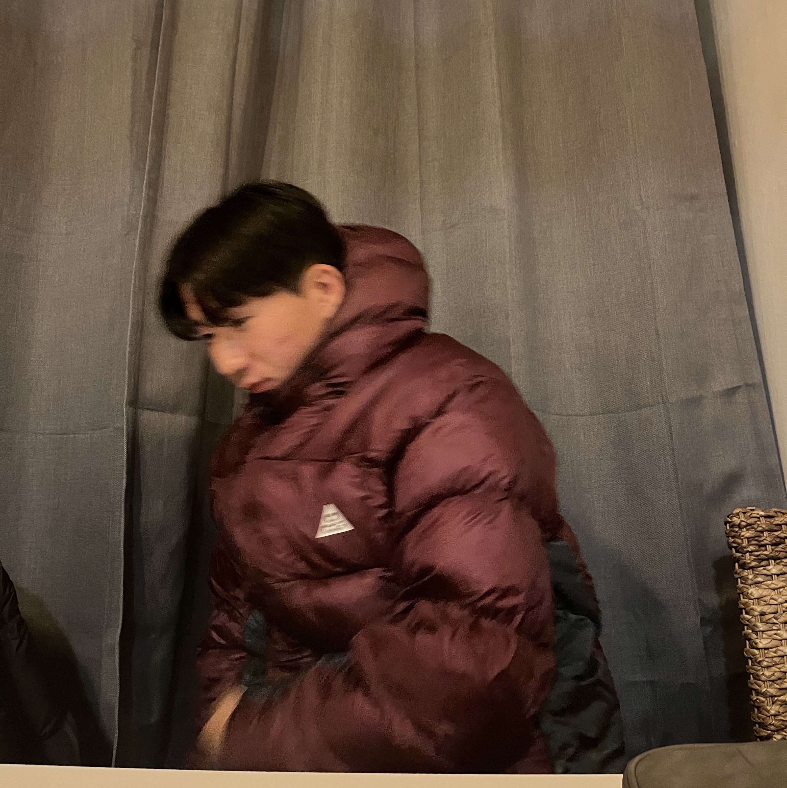 Nike ACG Therma-Fit ADV Lunar Lake Puffer Jacket Night Maroon - Asia 착용 스타일