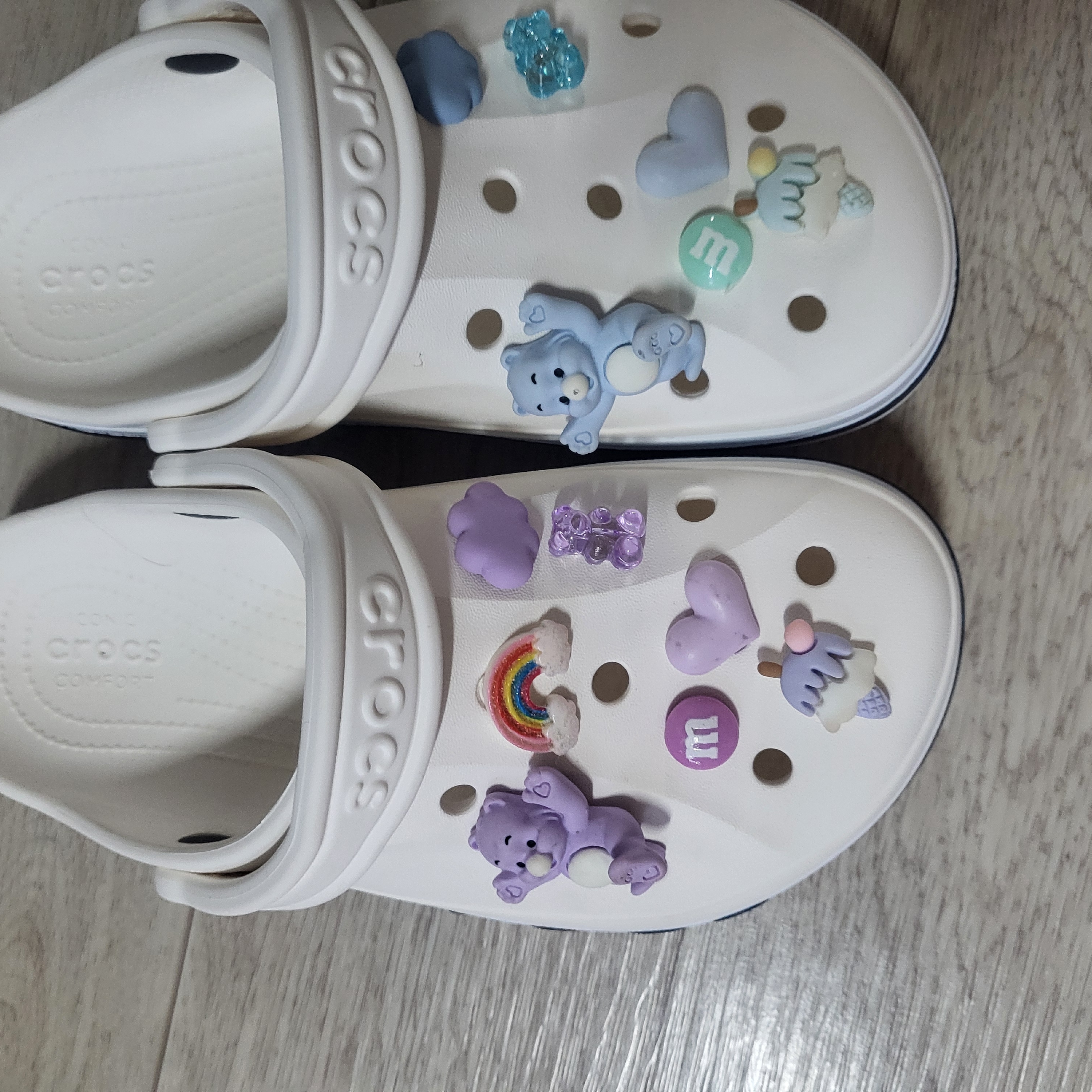 Crocs Bayaband Clog White Navy 착용 스타일