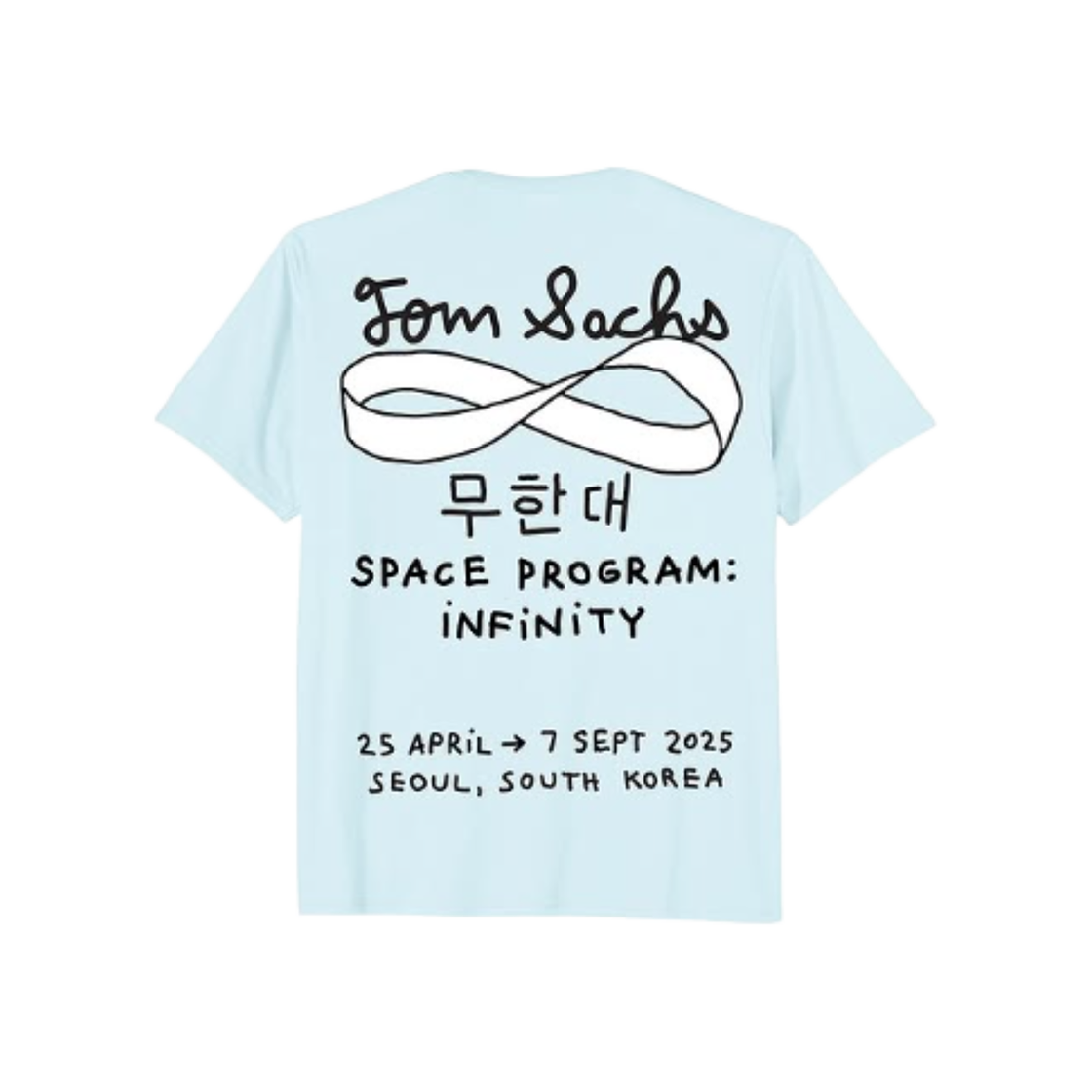 - Tom Sachs Space Program Infinity Short Sleeve T-Shirt Sky Blue