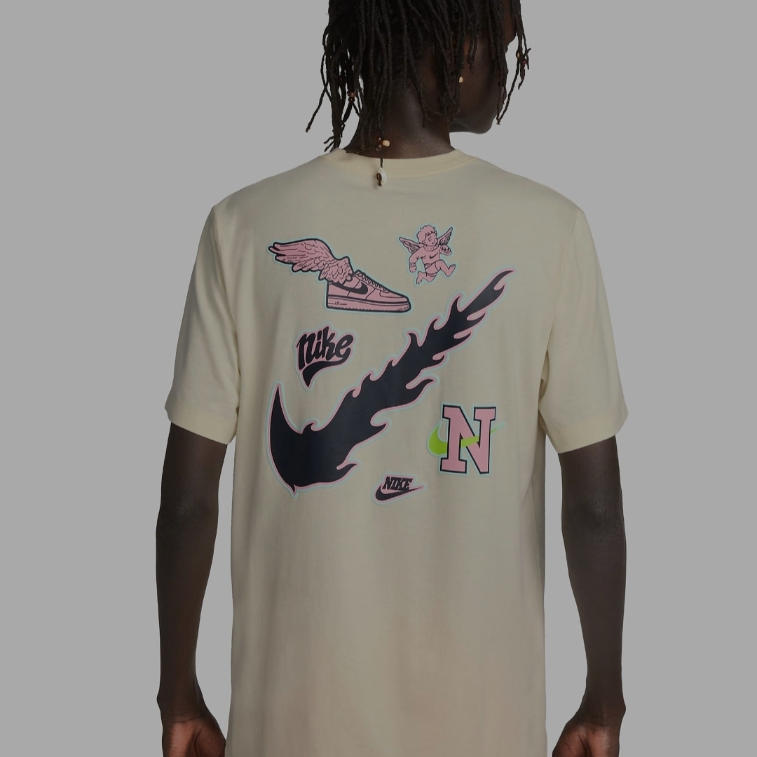 Nike NSW T-Shirt Coconut Milk - Asia 착용 스타일 - 1