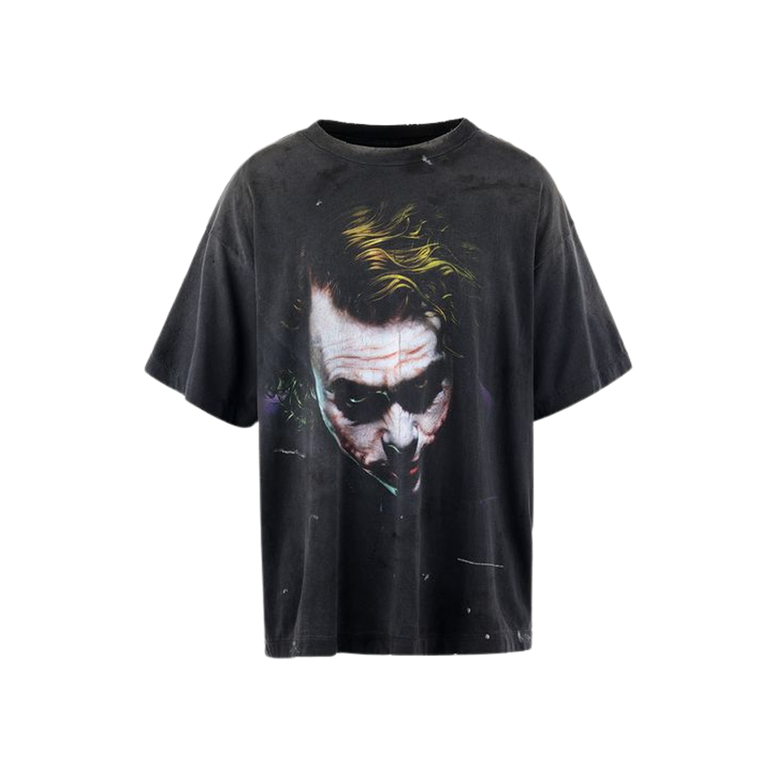 세인트 마이클 x 다크 나이트 조커 숏슬리브 티셔츠 블랙 - 25SS(Saint Mxxxxxx x The Dark Knight Joker S/S T-Shirt Black - 25SS)
