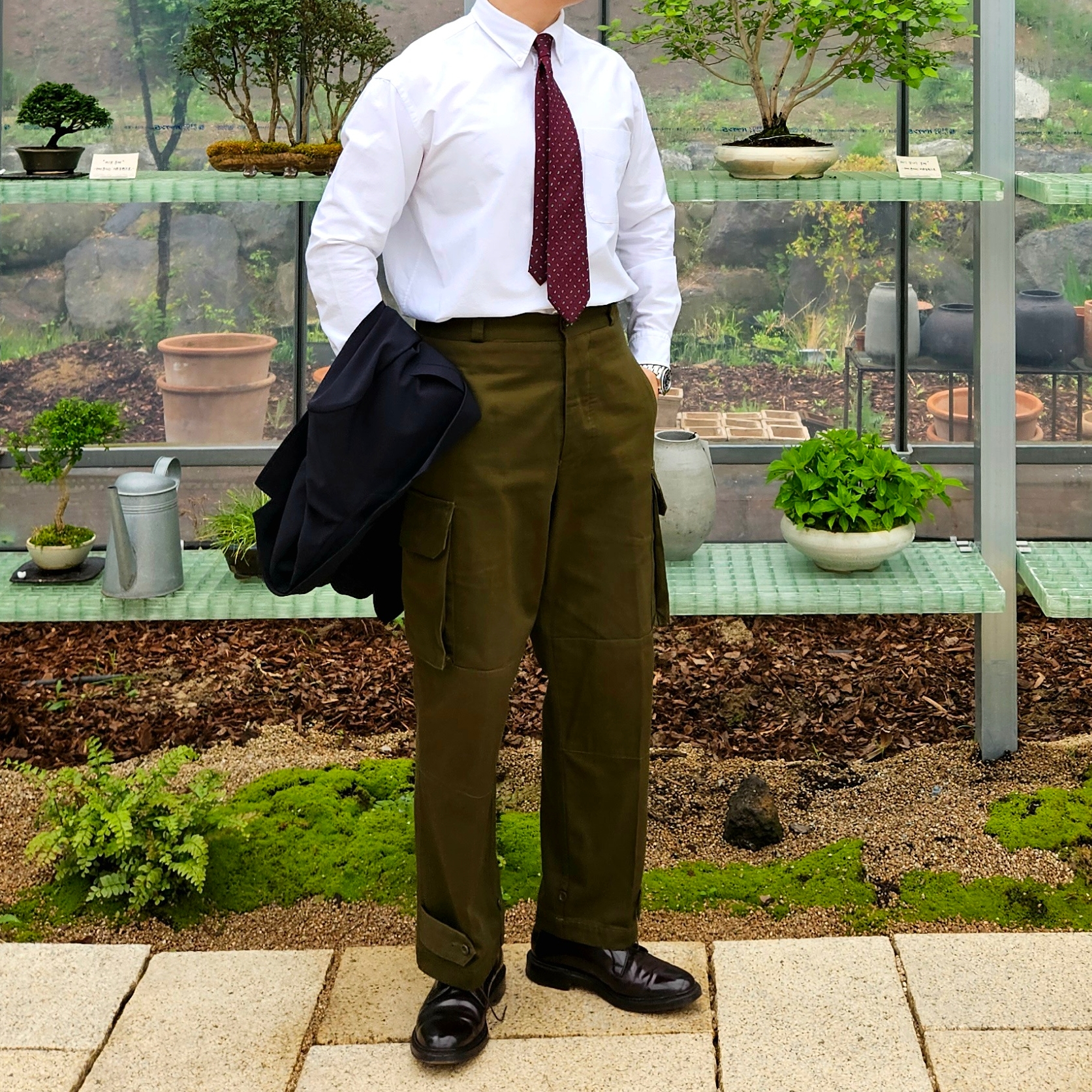 Alden 990 Cordovan Plain Toe Blucher Oxford Burgundy - D, Rolex Submariner 41mm 124060 Black Oyster 착용 스타일 - 6