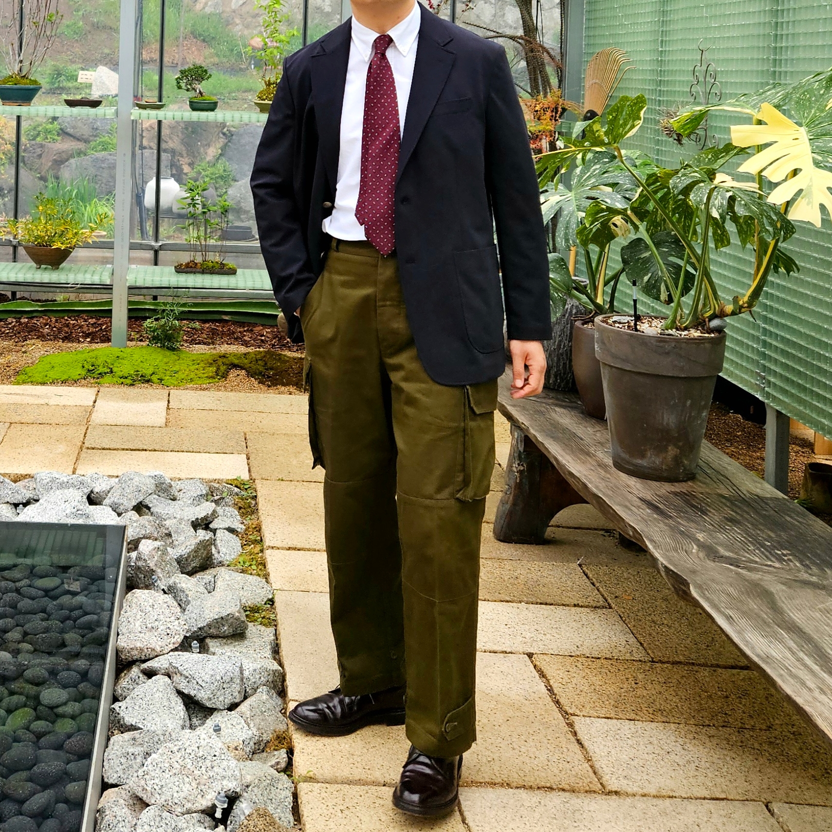 Alden 990 Cordovan Plain Toe Blucher Oxford Burgundy - D, Rolex Submariner 41mm 124060 Black Oyster 착용 스타일 - 5