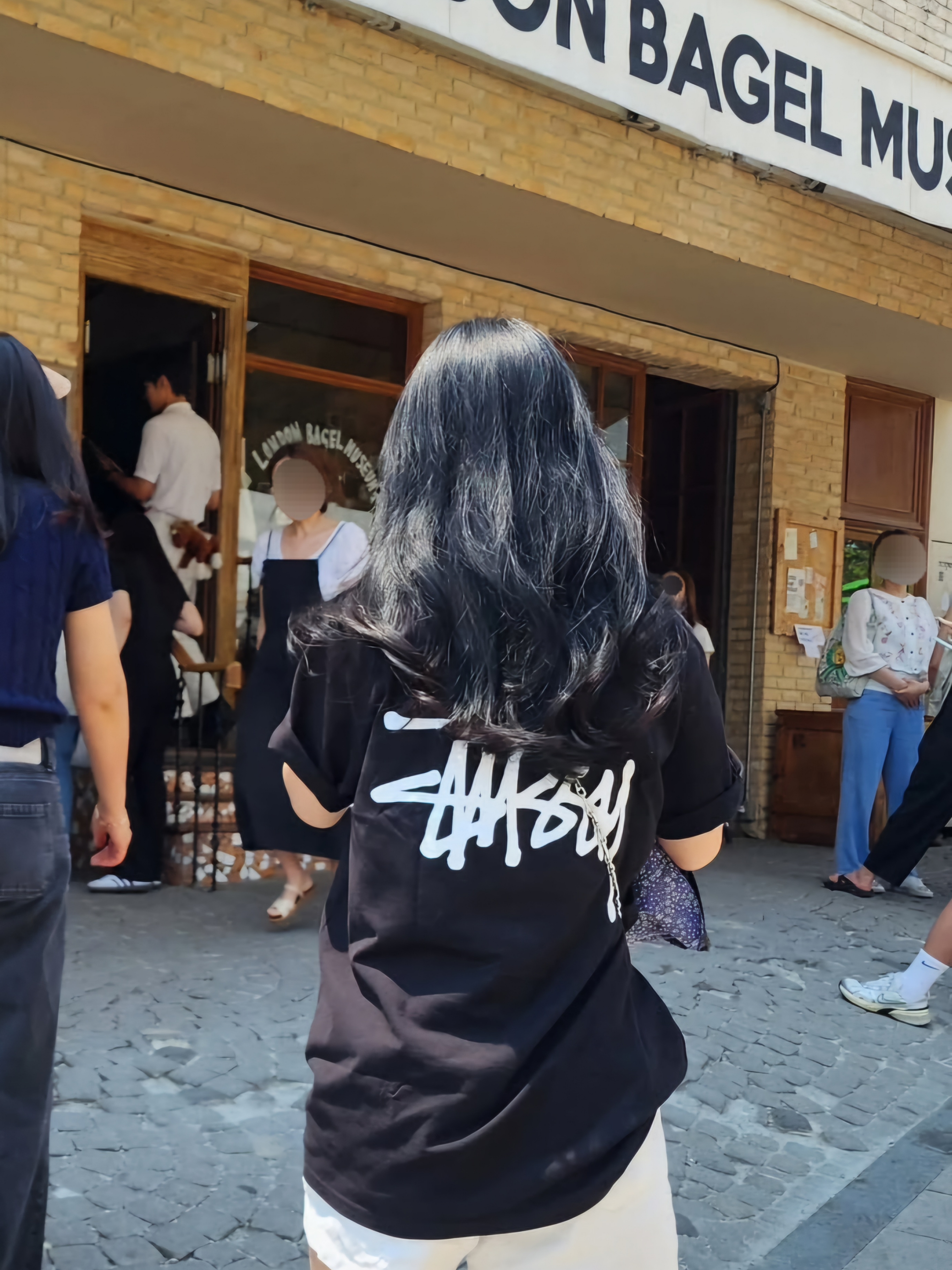 Stussy Basic Stussy T-Shirt Black 2022 착용 스타일
