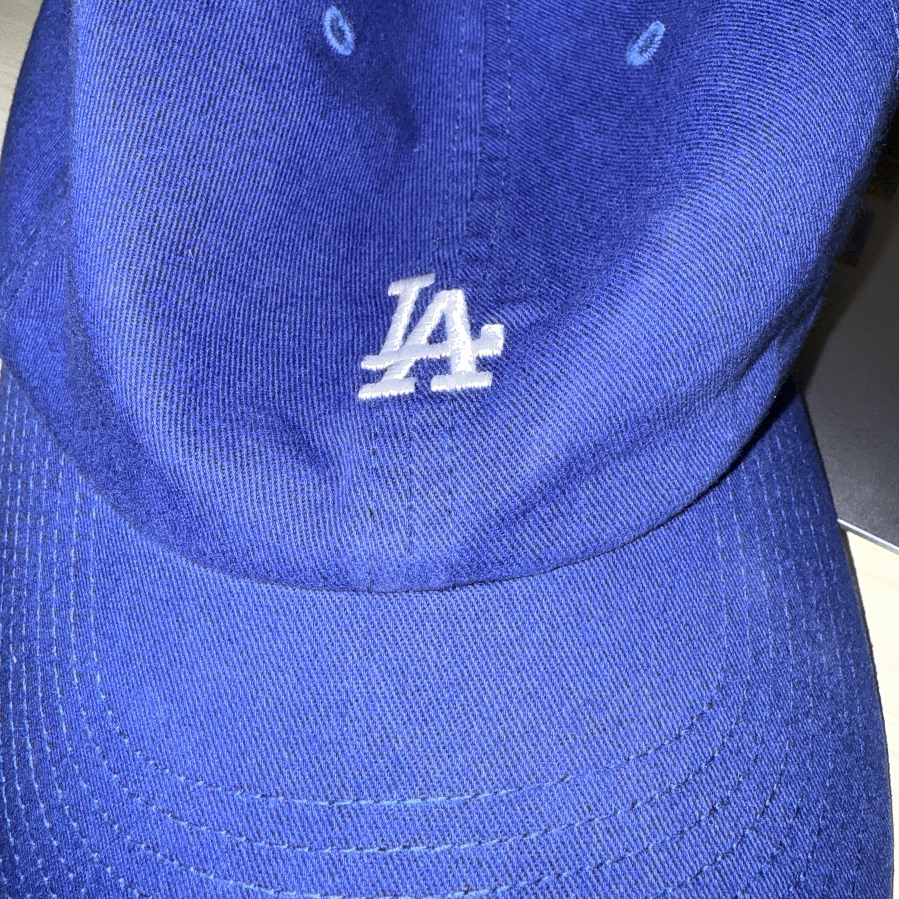 47 Brand LA Dodgers Base Runner Clean Up Royal 착용 스타일 - 2