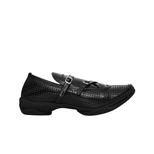 (W) Kiko Kostadinov Sonia Buckled Loafer Black