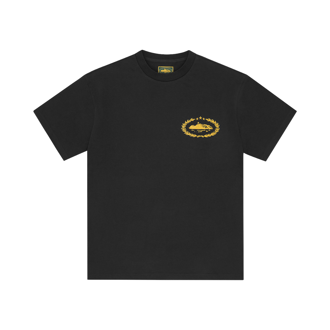 코르테이즈 로얄 헤비웨이트 티셔츠 블랙 옐로우(Corteiz Royale Heavyweight T-Shirt Black Yellow)