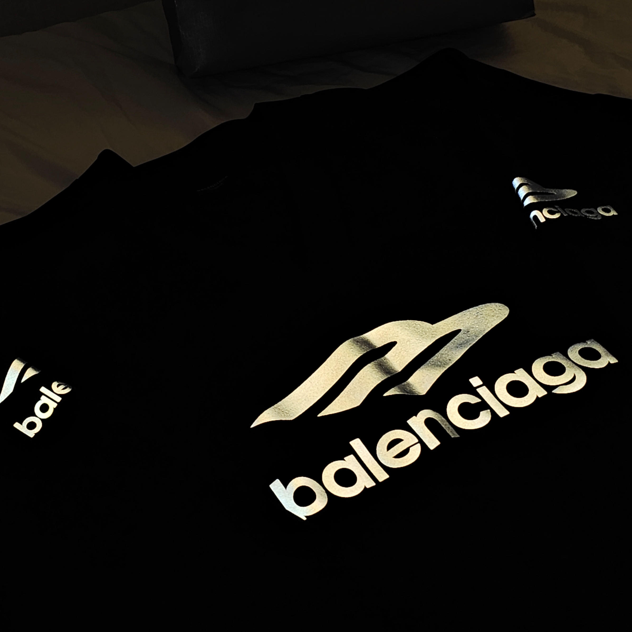 Balenciaga Skiwear 3B Sports Icon Ski Long Sleeve T-Shirt Large Fit Black 착용 스타일 - 2