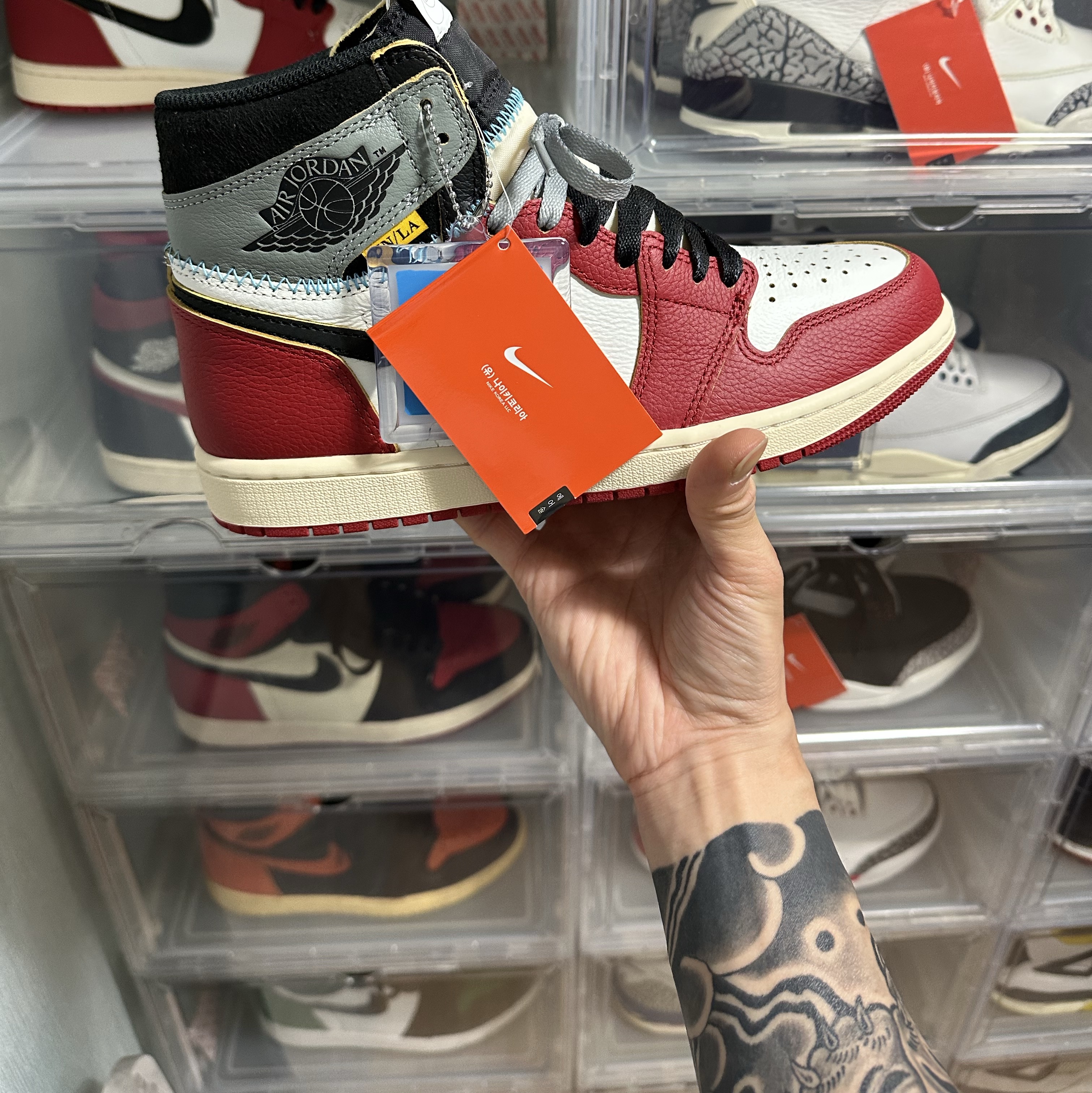 Jordan 1 x Union Retro High OG Chicago Shadow 착용 스타일