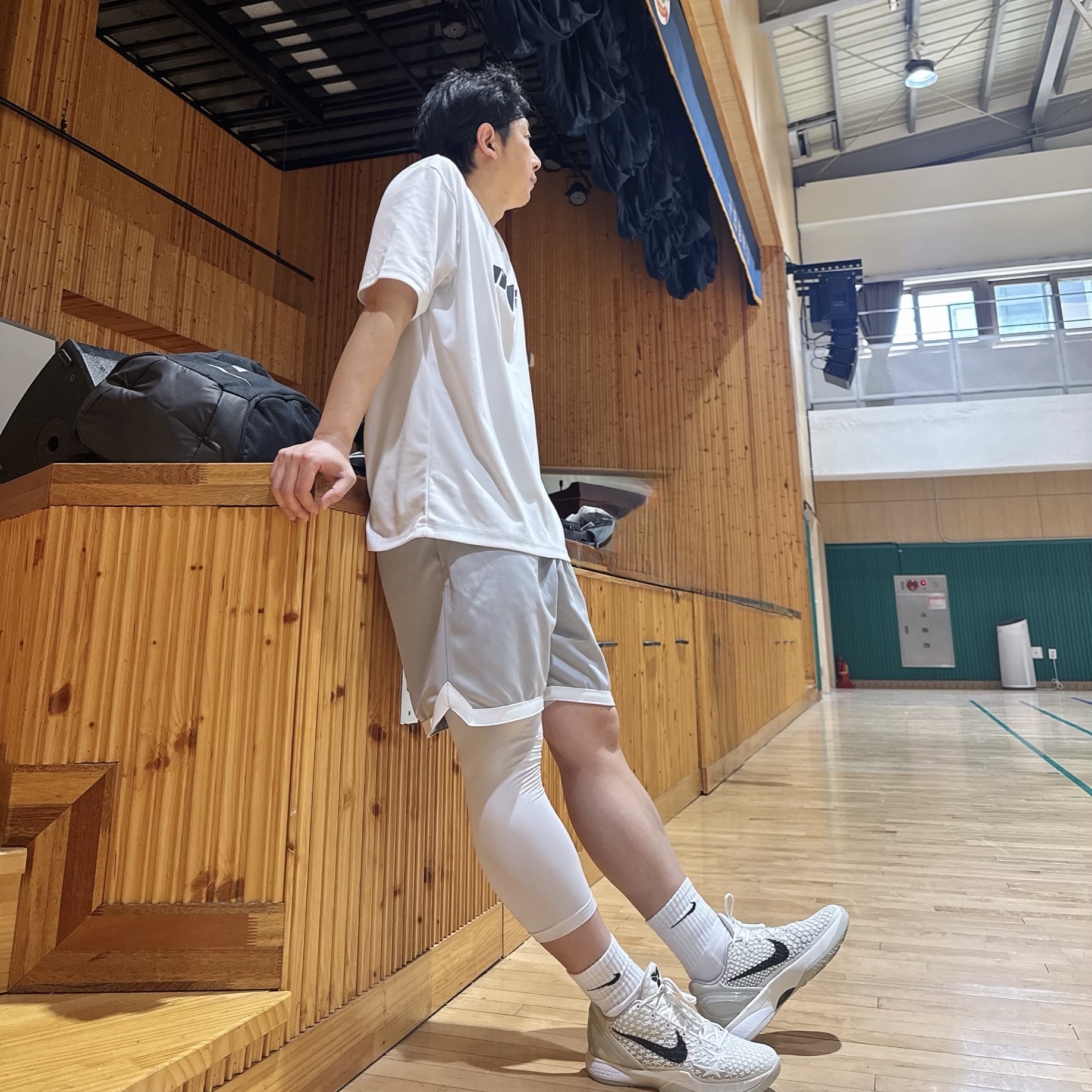 Nike Kobe 6 Protro Sail, Nike Kobe 6 Protro White Del Sol 착용 스타일 - 1
