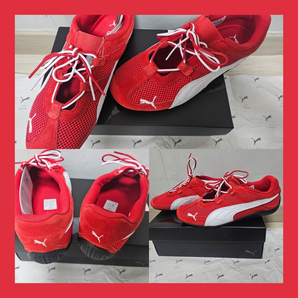 (W) Puma Speedcat Go For All Time Red Puma White 착용 스타일