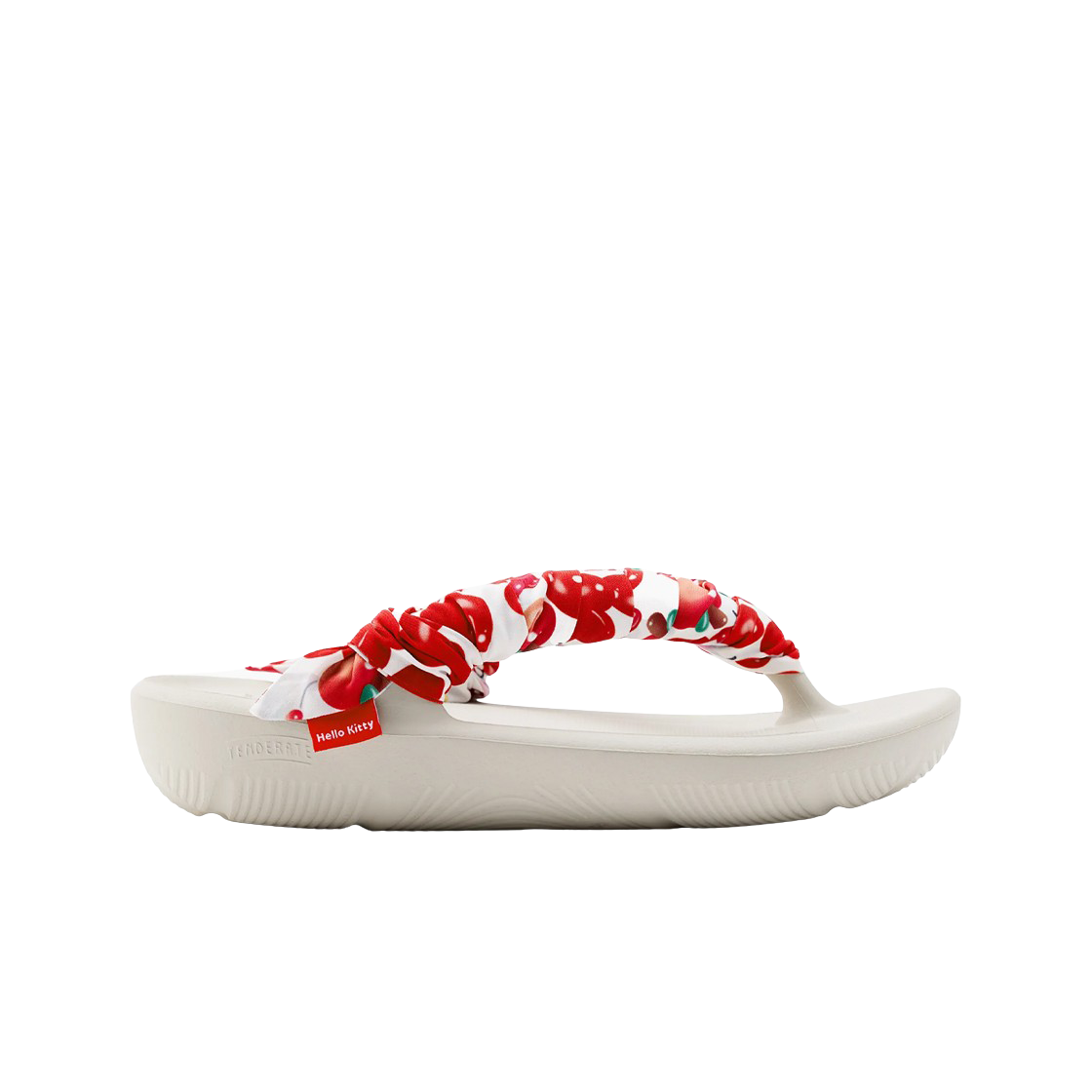 (W) 토앤토 x 산리오 플립플랍 제로비티 OG 헬로키티 스카프 세트 크림((W) Taw&Toe x Sanrio Flip Flop Zerovity OG Hello Kitty Scarf Set Cream)