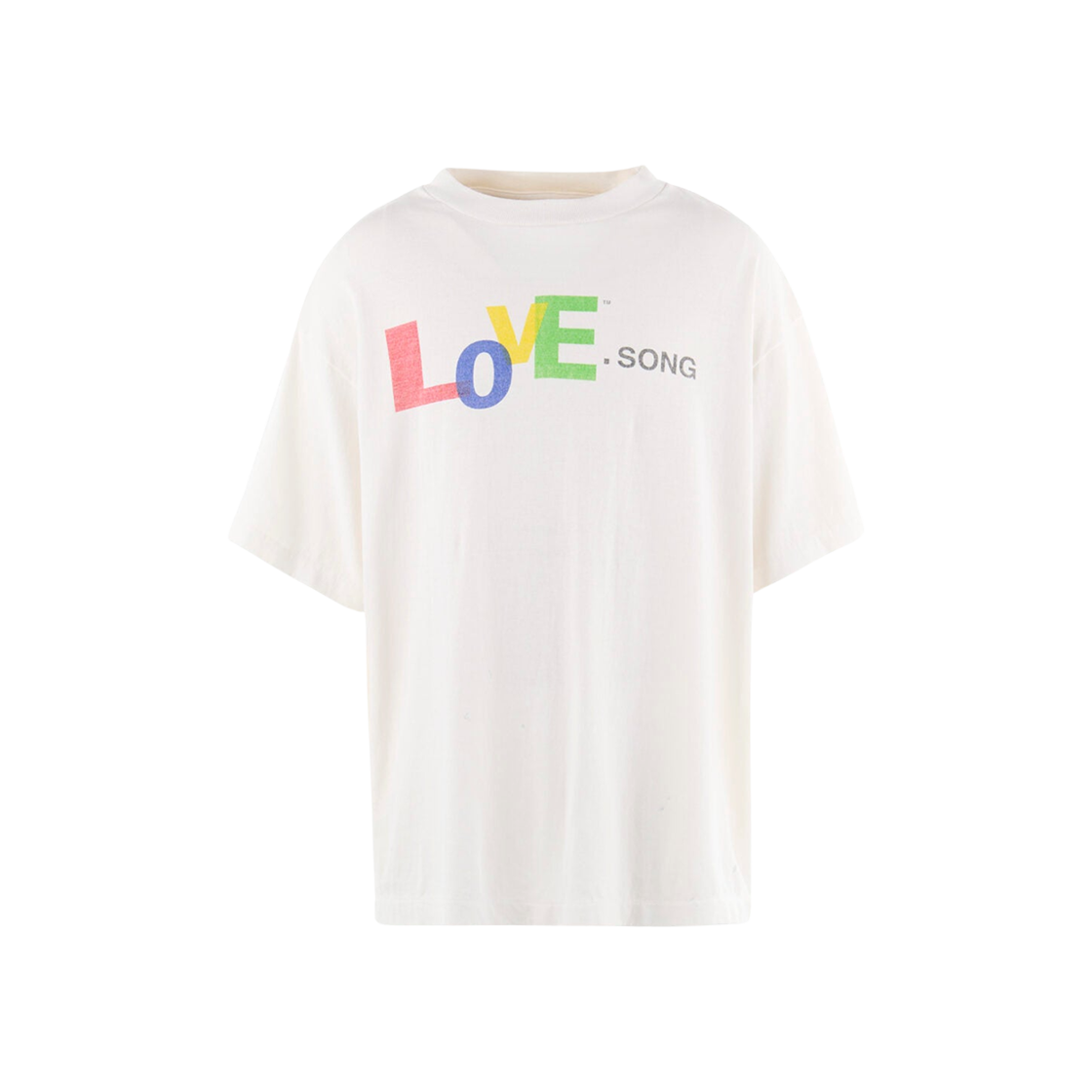 세인트 마이클 러브 송 숏슬리브 티셔츠 화이트 - 25SS(Saint Mxxxxxx Love Song S/S T-Shirt White - 25SS) - 1