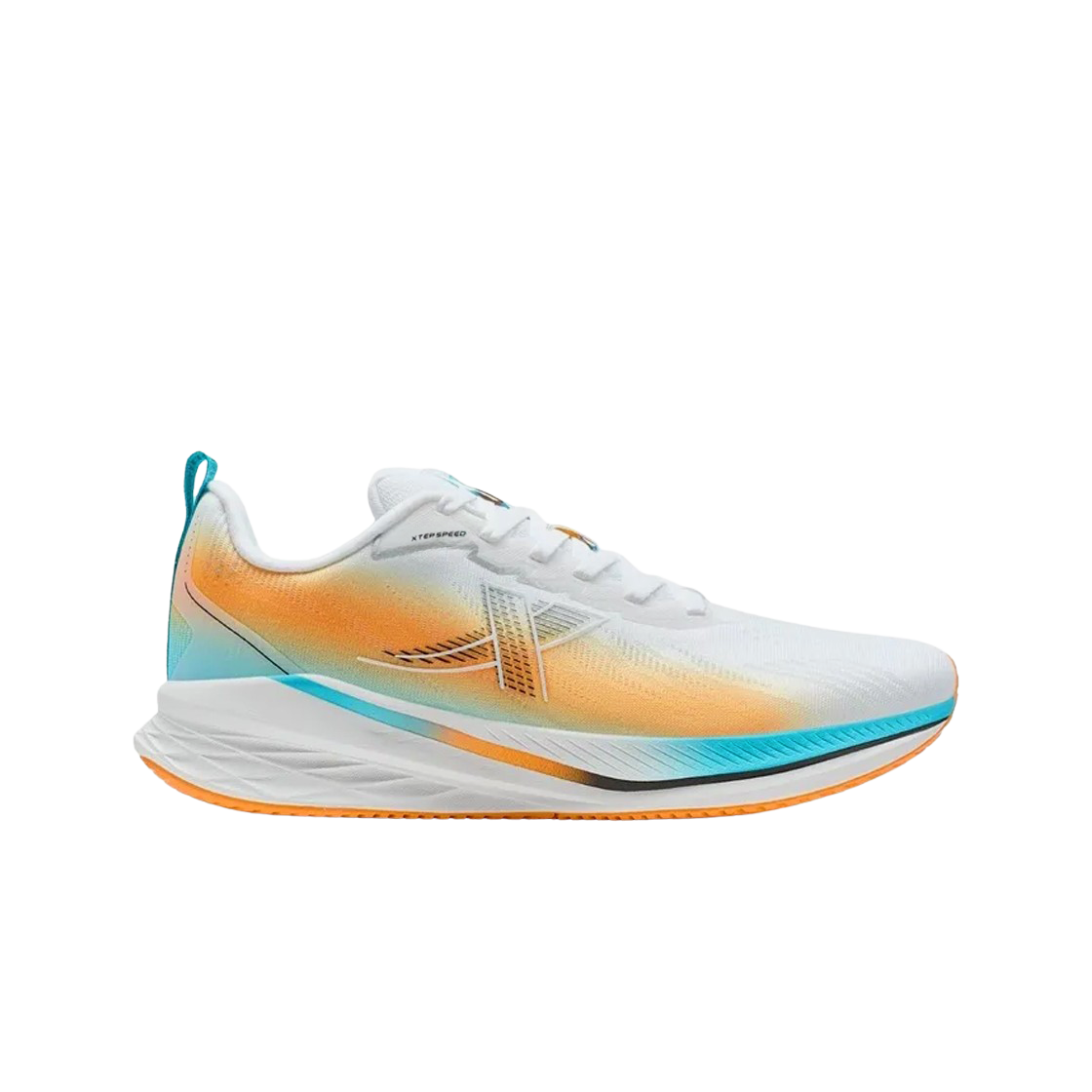 엑스텝 울트라 패스트 5.0 LITE 클래식 화이트 글로시 오렌지(Xtep Ultra Fast 5.0 LITE Classic White Glossy Orange)