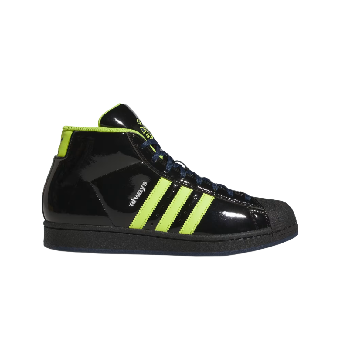JP7637 Adidas x Always Pro Model ADV Core Black Semi Solar Slime