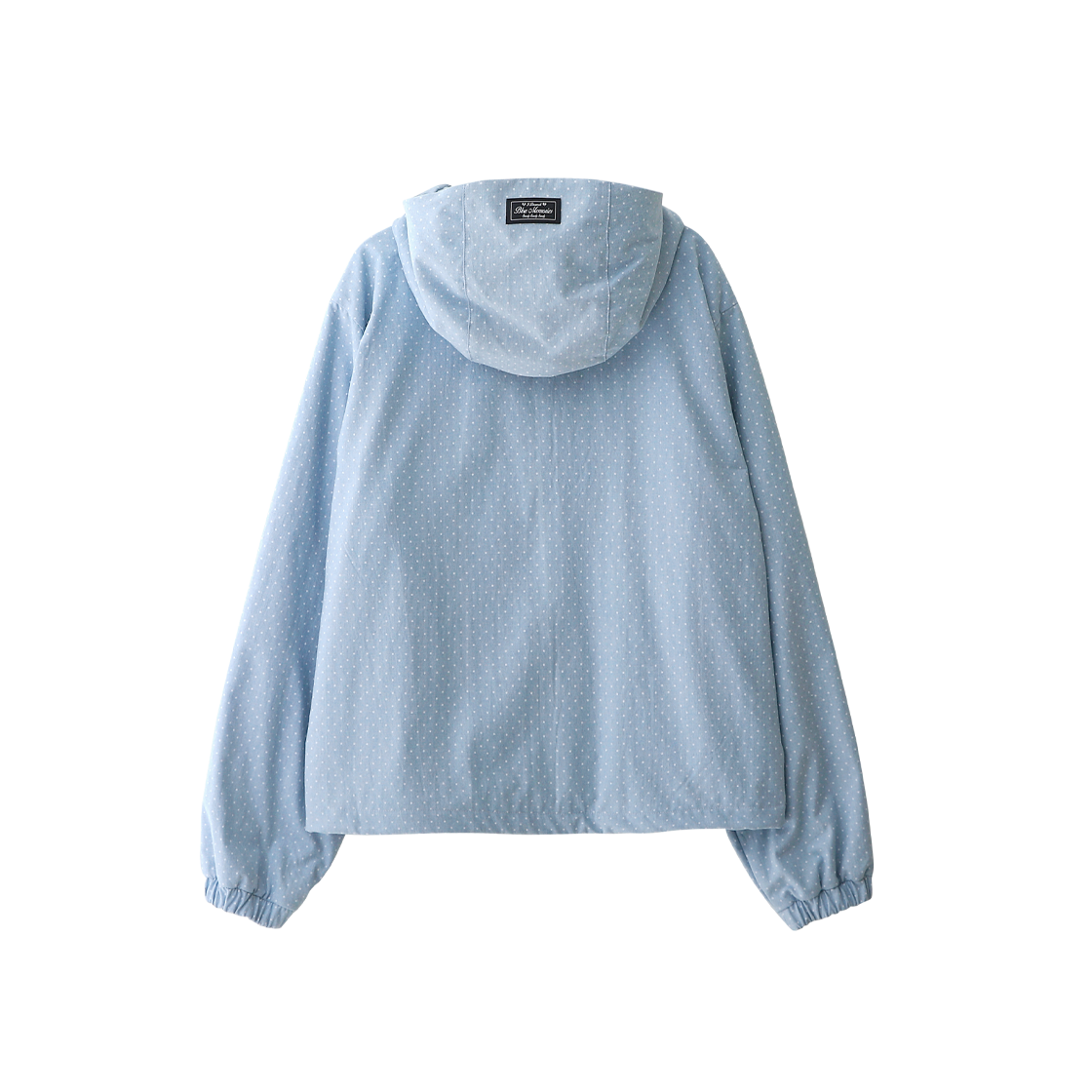 배드블루 도트 데님 후디 자켓 라이트 블루(BadBlue Dot Denim Hoodie Jacket Light Blue) - 2