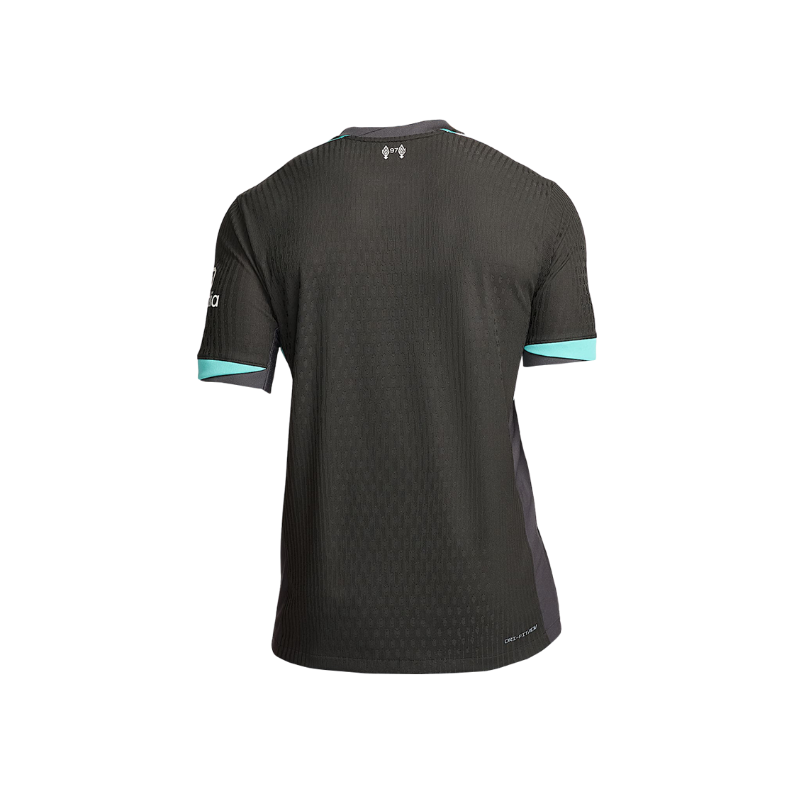 나이키 리버풀 FC 2024/25 드라이핏 ADV 매치 어웨이 어센틱 저지 블랙 앤트러사이트 (논 마킹 버전)(Nike Liverpool FC 2024/25 Dri-Fit ADV Match Away Authentic Jersey Black Anthracite (Non Marking Ver.)) - 2
