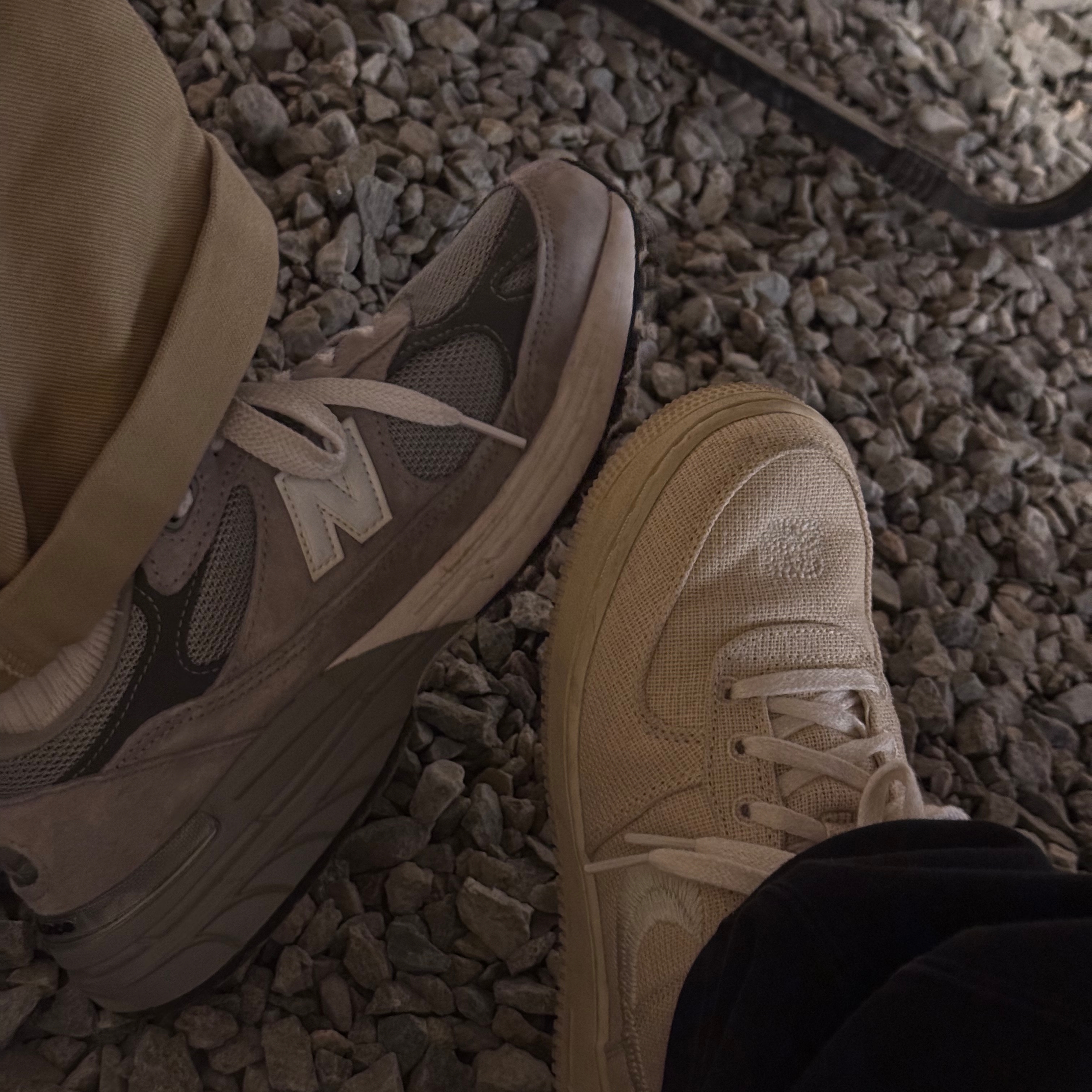 New Balance 993 Made in USA Grey - D Standard 착용 스타일