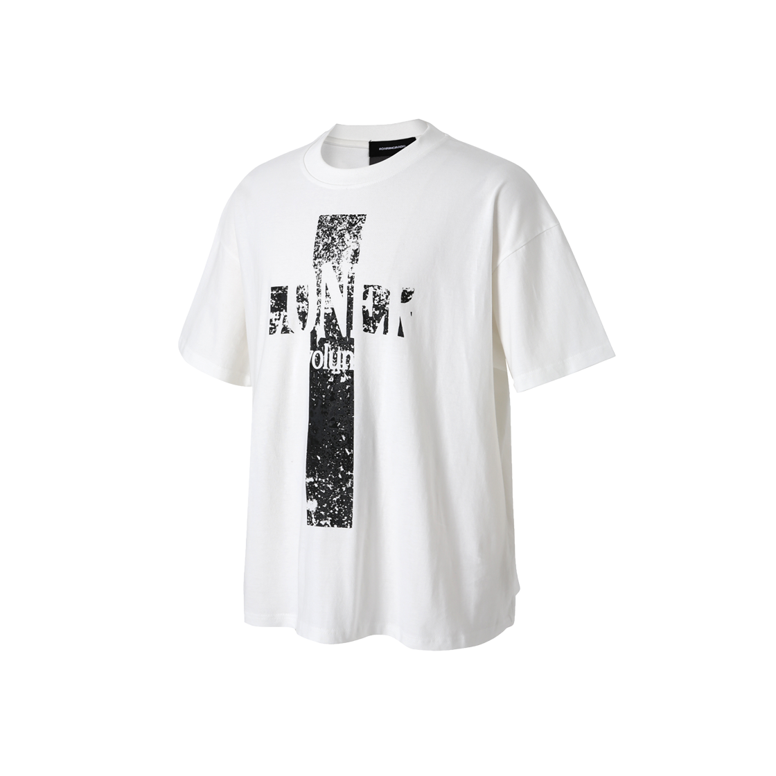 로어링라드 크로스 오버 티셔츠 화이트(ROARINGRAD Cross Over T-Shirt White)
