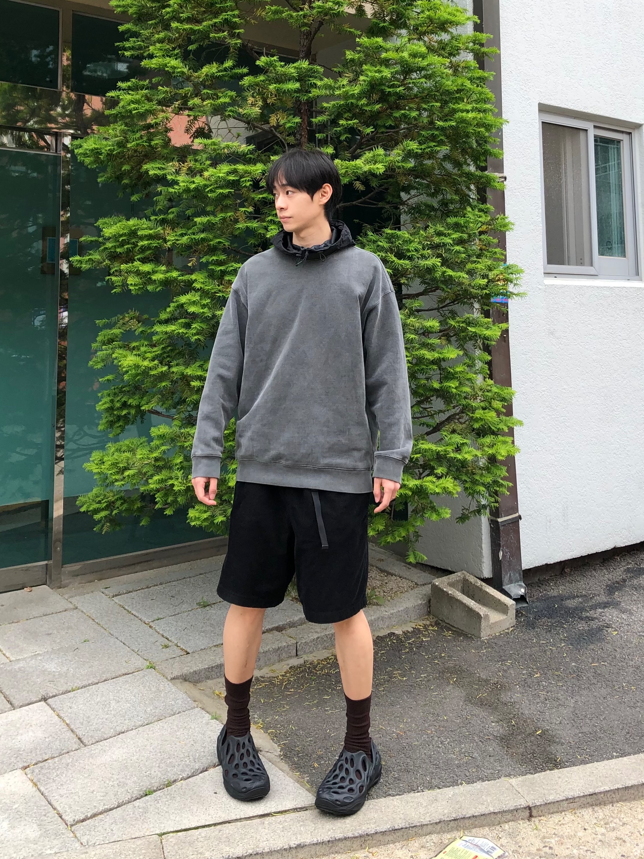 [1TRL] Merrell Hydro Next Gen Moc SE Triple Black - 25SS 착용 스타일 - 1