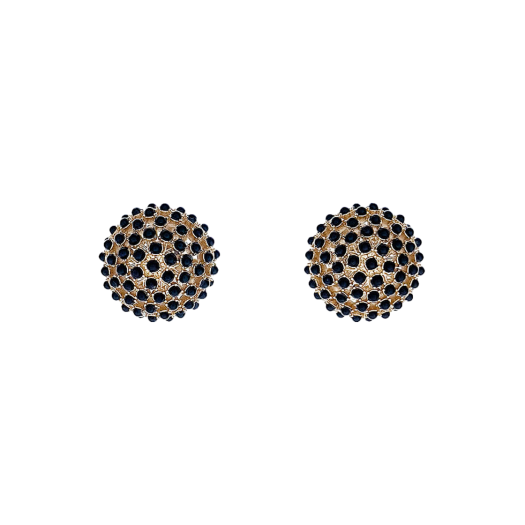 E2239WOMGM-D307 Dior Tribales Earrings Black Gold