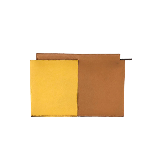 ITF9CMFRTFPV Hermes Clutch Yellow/Brown