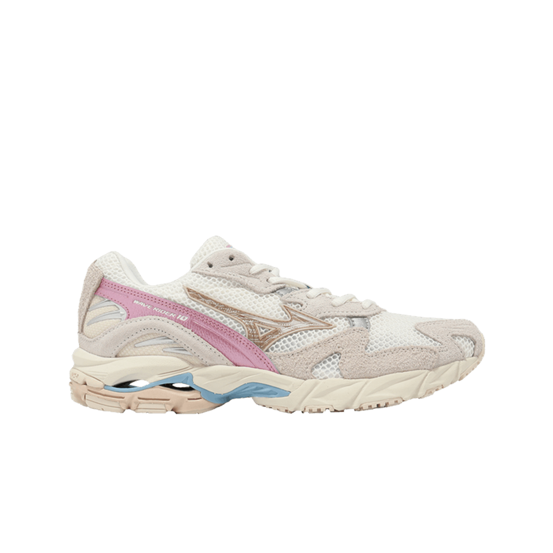 D1GA242801 Mizuno Wave Rider 10 White Sand Snow White