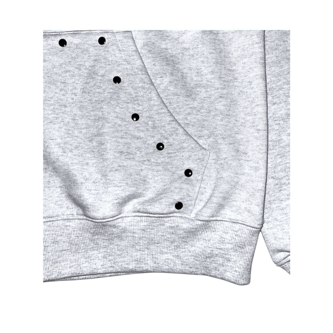 스모크어스타스타 패치 후드집업 그레이(Smokeastar
Star Patched 
Hoodie Zip-Up
 Grey) - 3