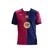 Nike FC Barcelona 2024/25 Stadium Home Dri-Fit Football Replica Shirt Deep Royal Blue Noble Red (Non Marking Ver.)