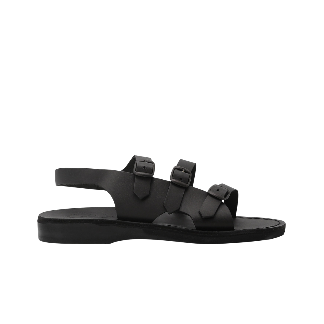 JS-1094-BK Jerusalem Sandals 1094 Trio Black