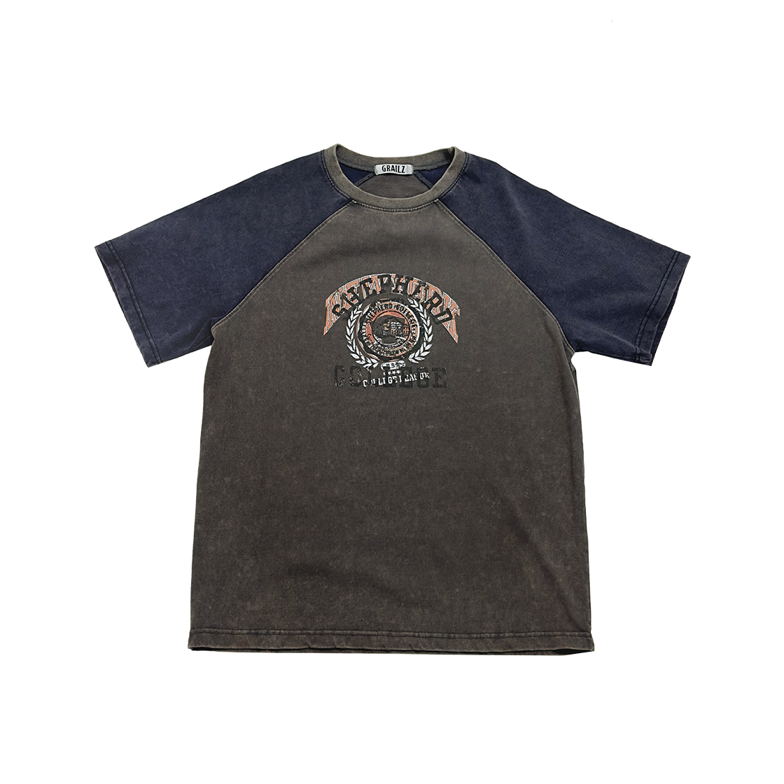 GR25SSMS02NV GRAILZ Shepherd Raglan T-Shirts Navy