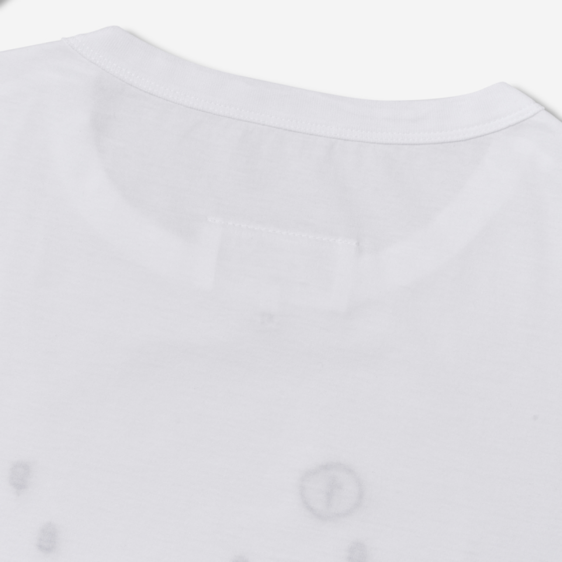 메종 마르지엘라 뉴메릭 로고 마코 코튼 티셔츠 화이트 (싱글 스티치)(Maison Margiela Numeric Logo Mako Cotton T-Shirt White (Single Stiches)) - 5