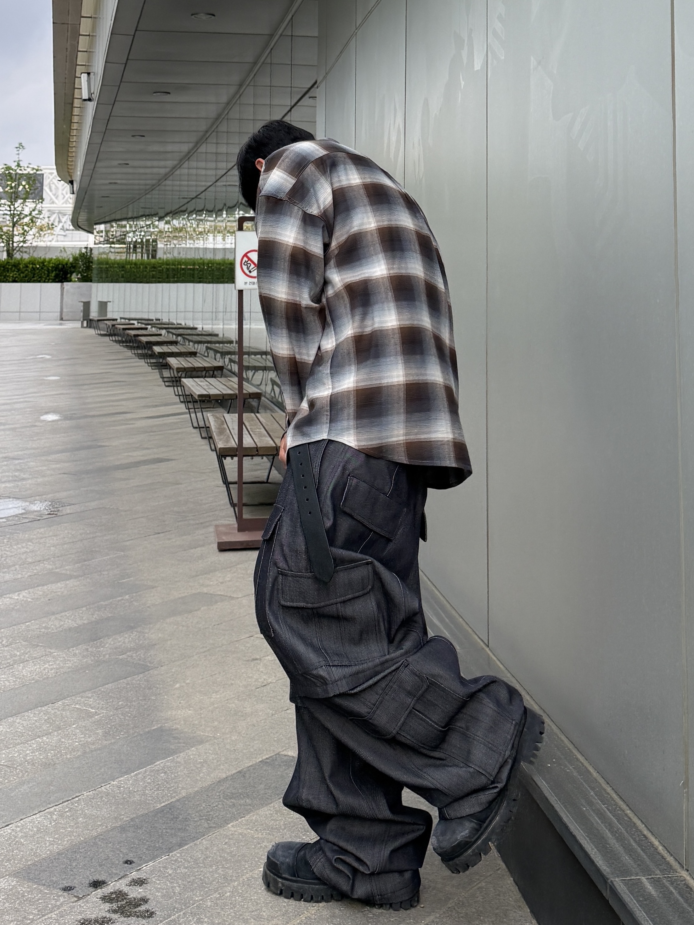 Undermycar Transformed Multi Cargo Engineered Indigo Denim Indigo - 25SS 착용 스타일 - 1