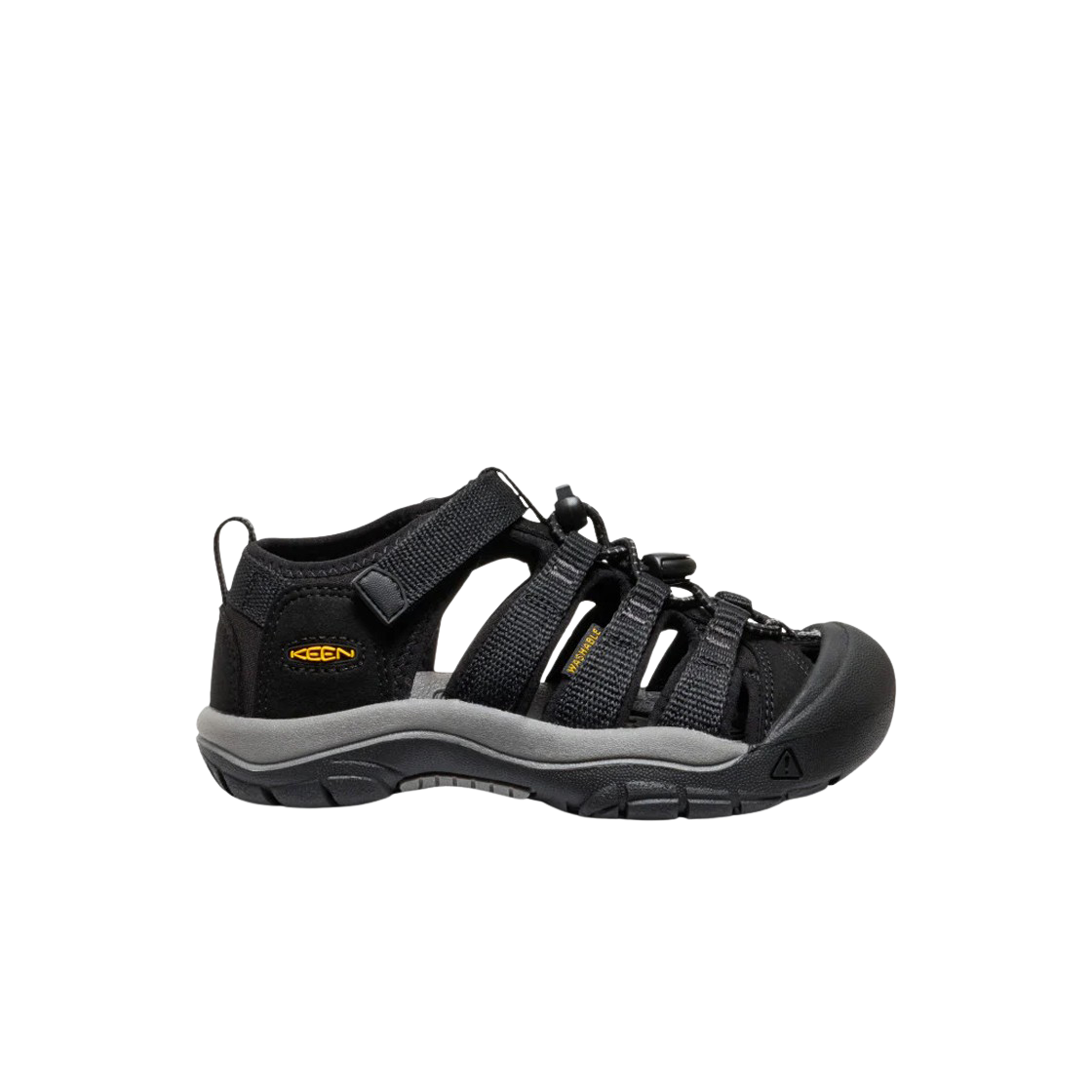 (키즈) 킨 뉴포트 H2 블랙 옐로우((Kids) Keen Newport H2 Black Yellow)