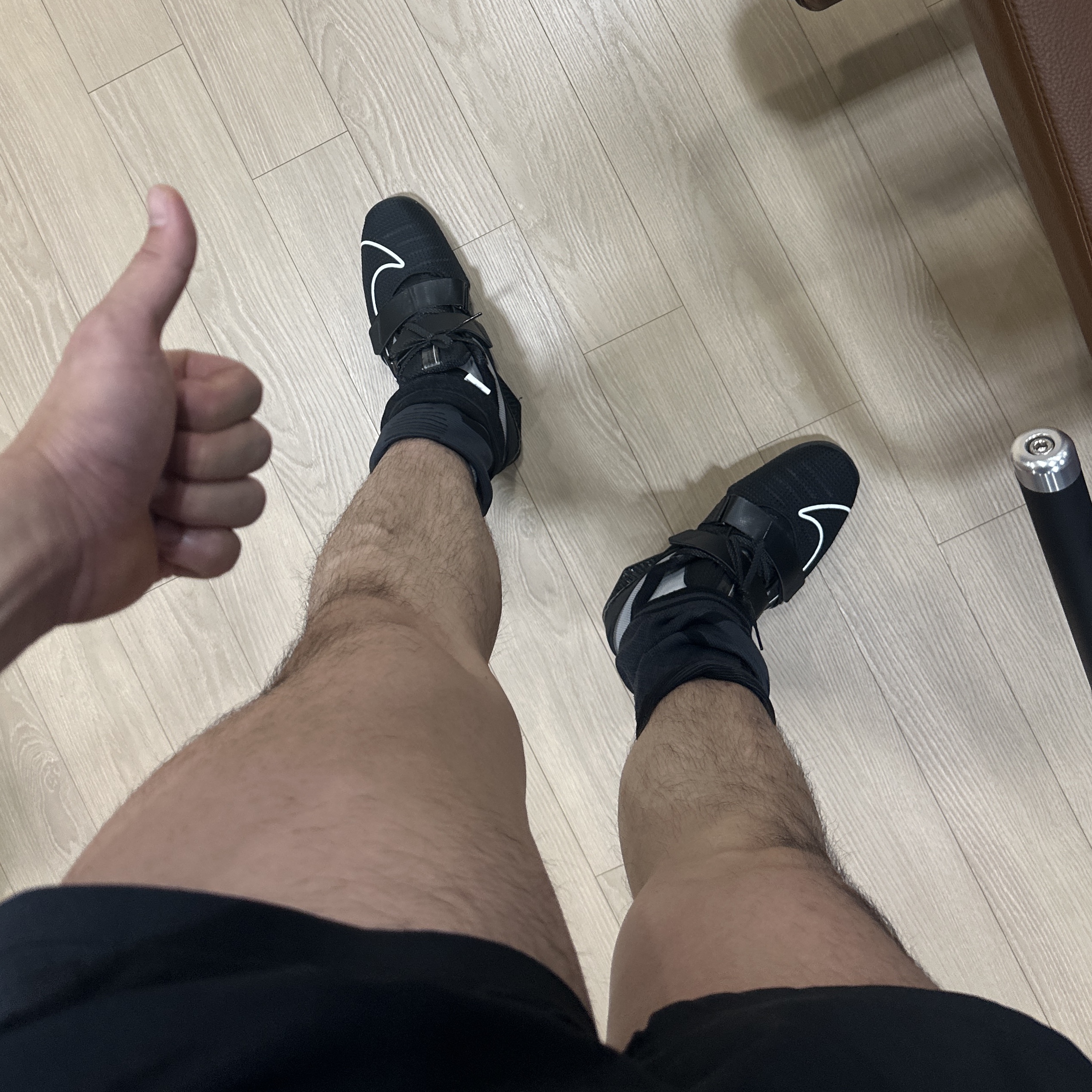 Nike Romaleos 4 Black White 착용 스타일