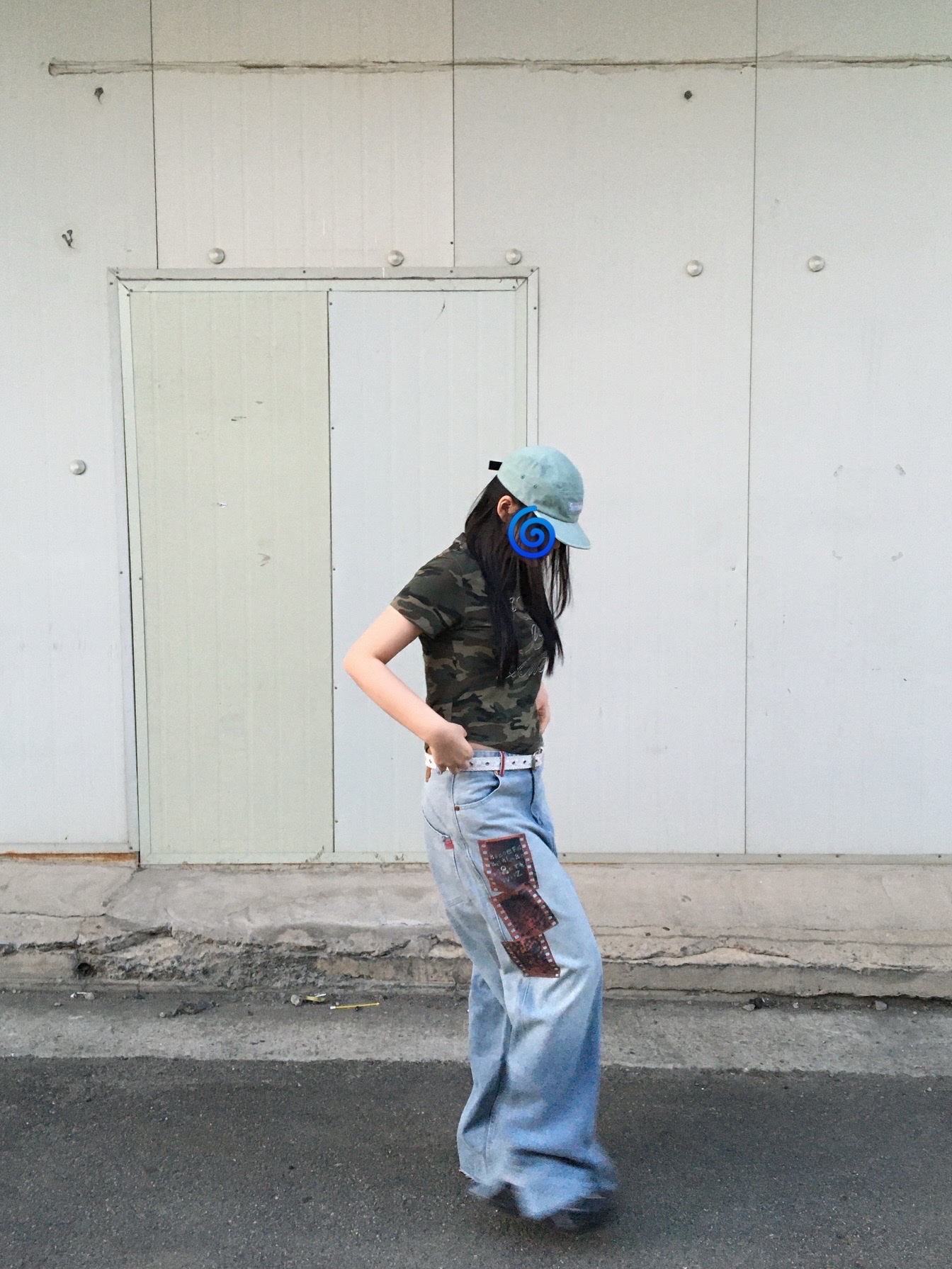 Supreme Denim Camp Cap Mint - 24SS, (W) Crocs Classic Platform Clog Black 착용 스타일 - 3