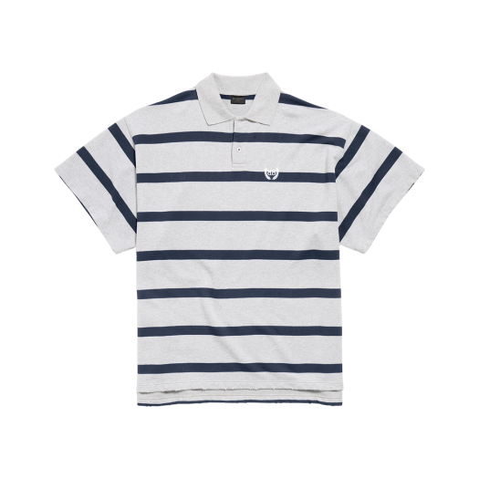 Balenciaga Laurel Classic Oversized T-Shirt Grey Navy