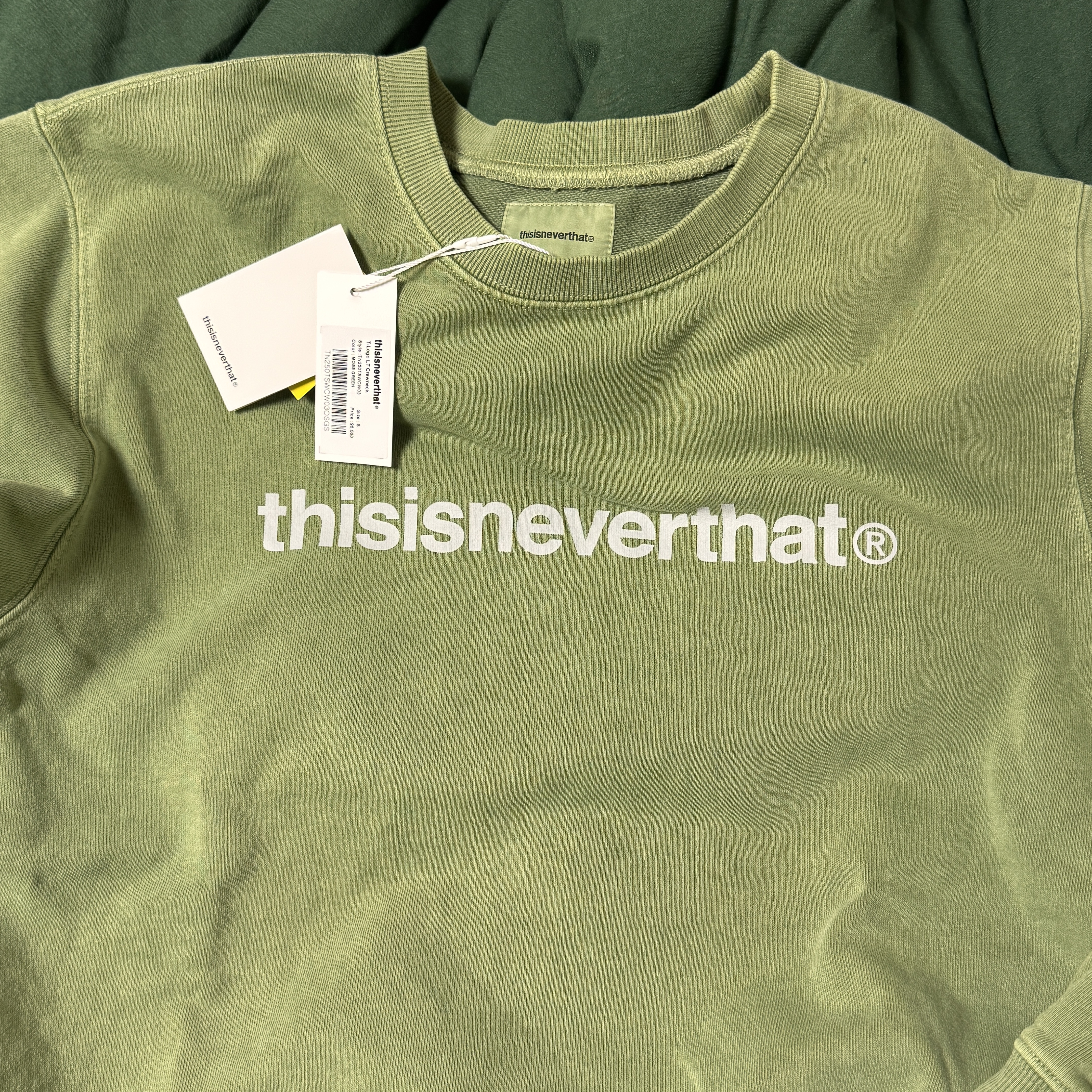 Thisisneverthat x Naijel Graph Logo Crewneck Grey 착용 스타일 - 1