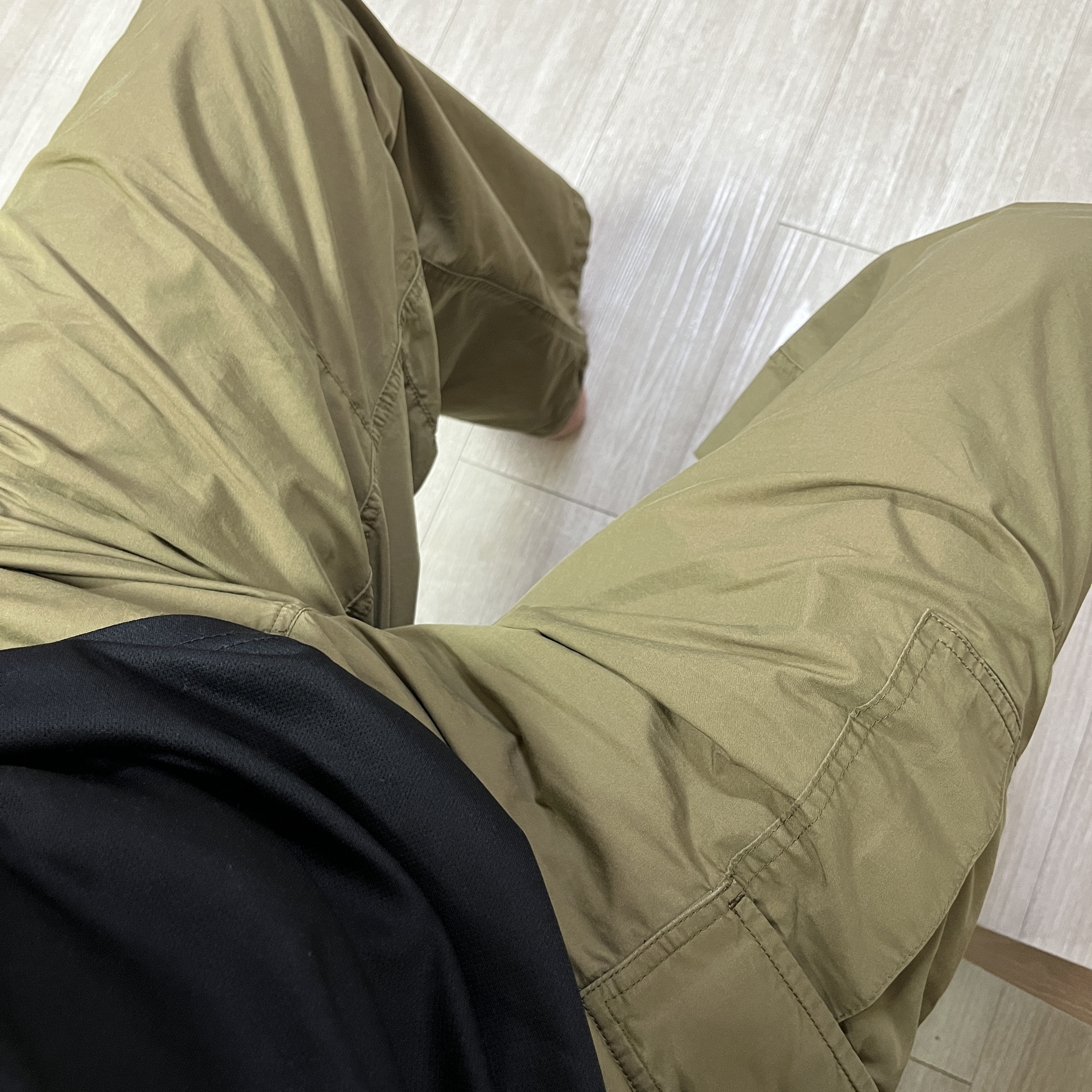 Stussy x Our Legacy Work Shop Cargo Glow Green Solaro 착용 스타일