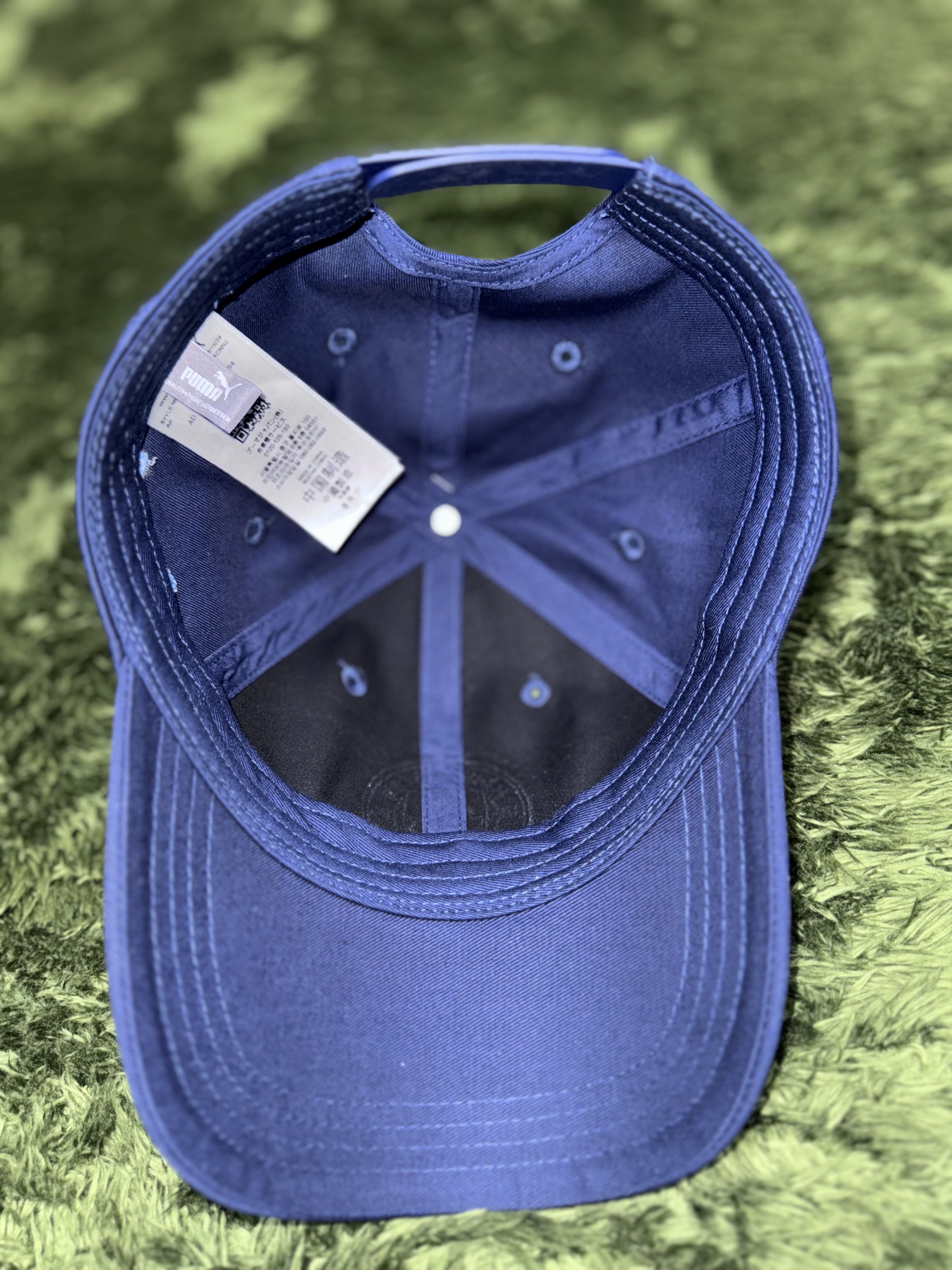 Puma Manchester City Essentials Cap Navy Team Light Blue 착용 스타일 - 4