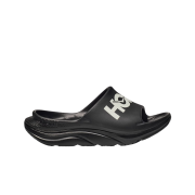Hoka Ora Athletic Slide Black White