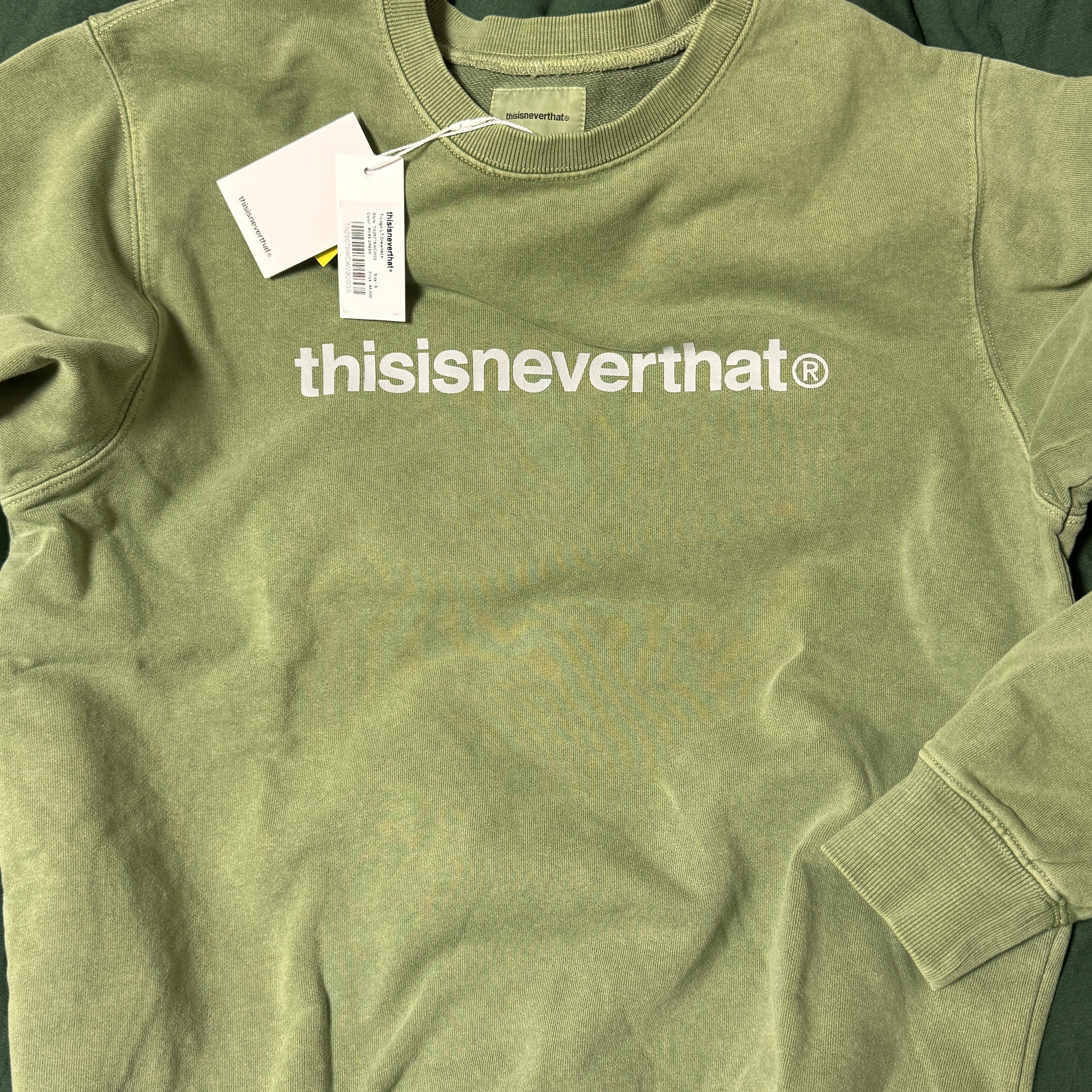 Thisisneverthat x Naijel Graph Logo Crewneck Grey 착용 스타일 - 2