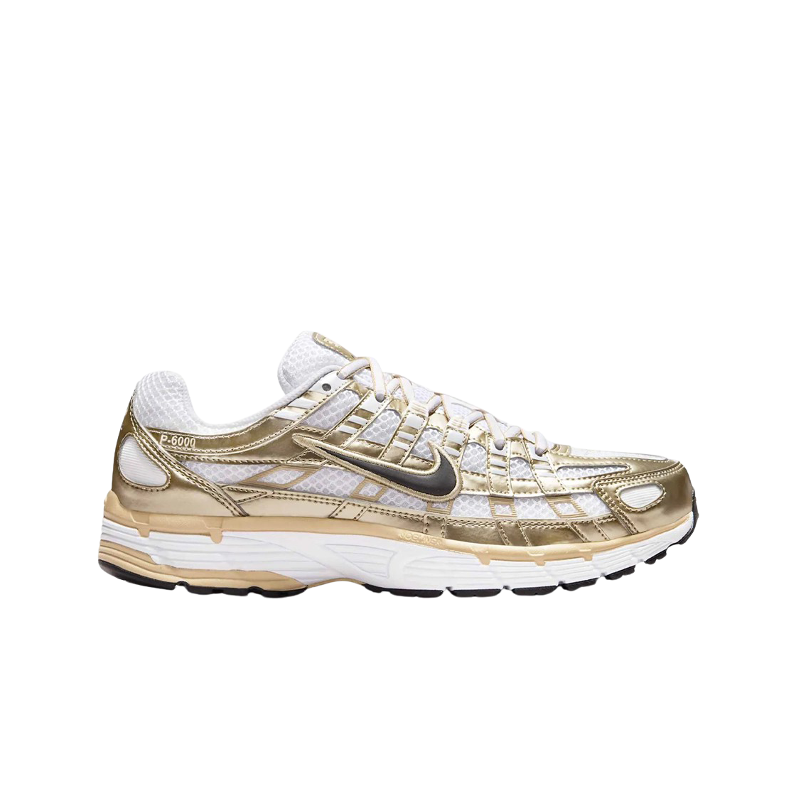 (W) 나이키 P-6000 골드 화이트 그레인((W) Nike P-6000 Gold White Grain)