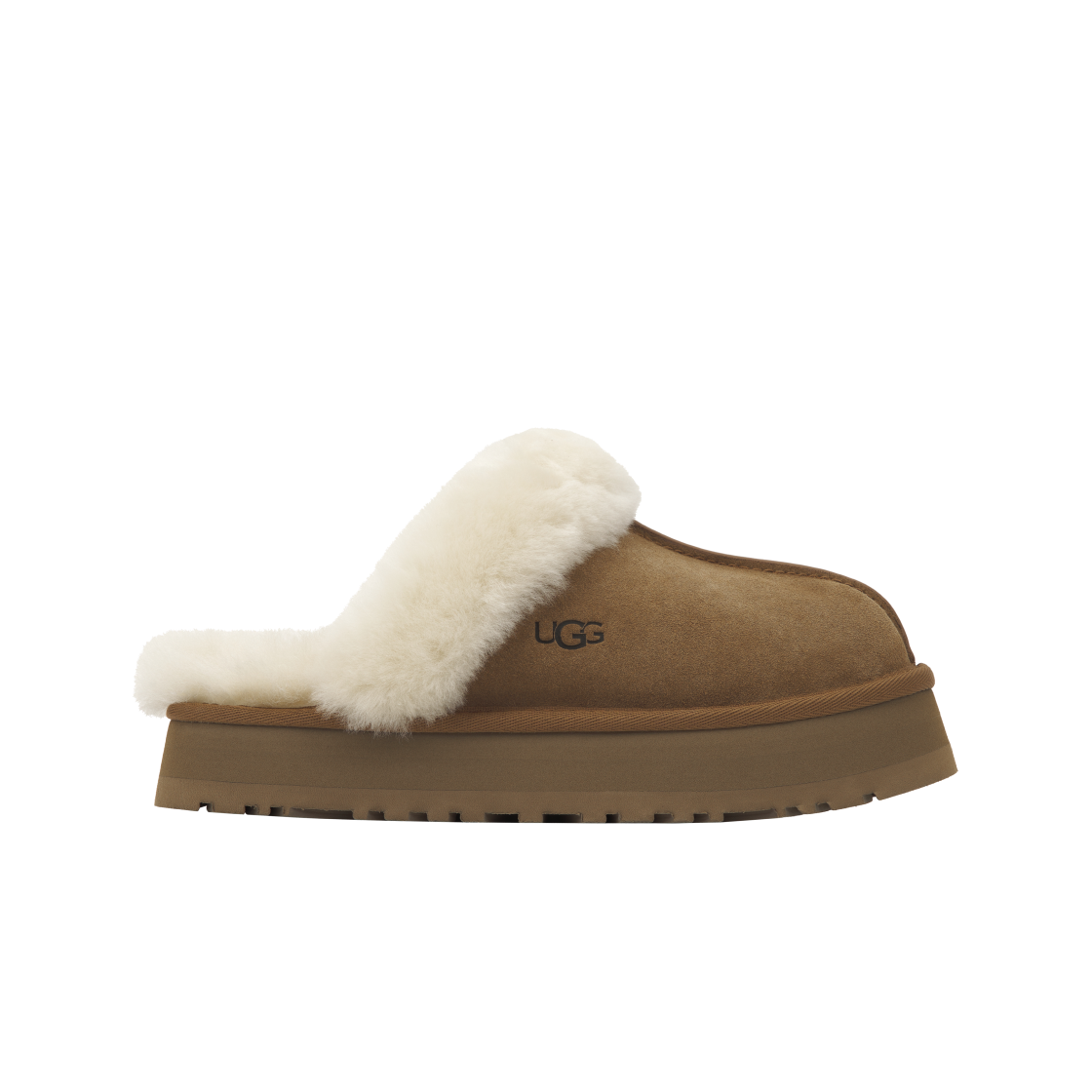 (W) 어그 디스케트 슬리퍼 체스트넛((W) UGG Disquette Slipper Chestnut)