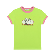 Cotchs GGirls Ringer tee_green