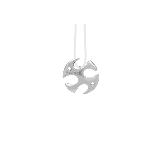 BAS03W Aloi Dagger Necklace White
