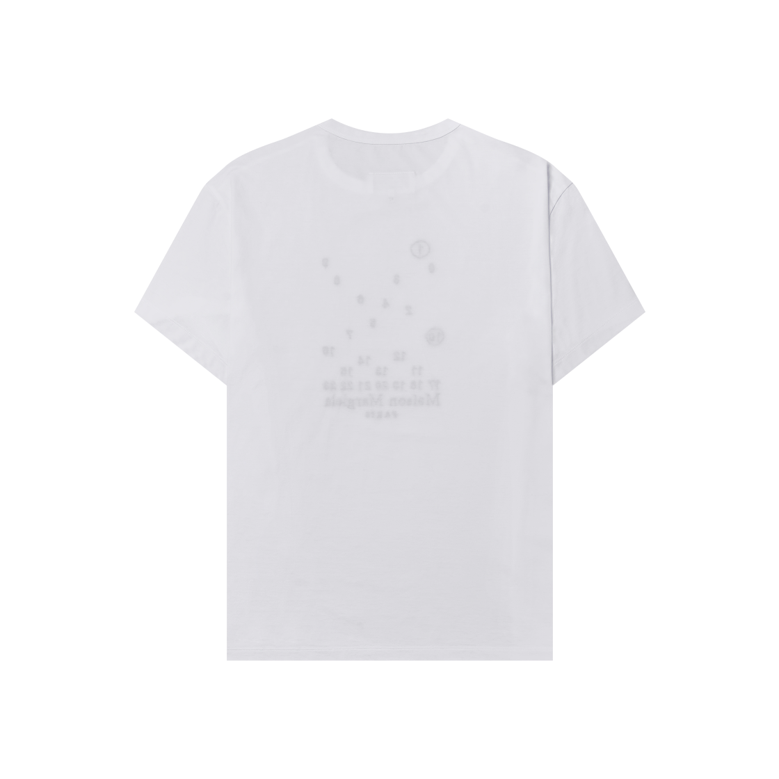 메종 마르지엘라 뉴메릭 로고 마코 코튼 티셔츠 화이트 (싱글 스티치)(Maison Margiela Numeric Logo Mako Cotton T-Shirt White (Single Stiches)) - 2