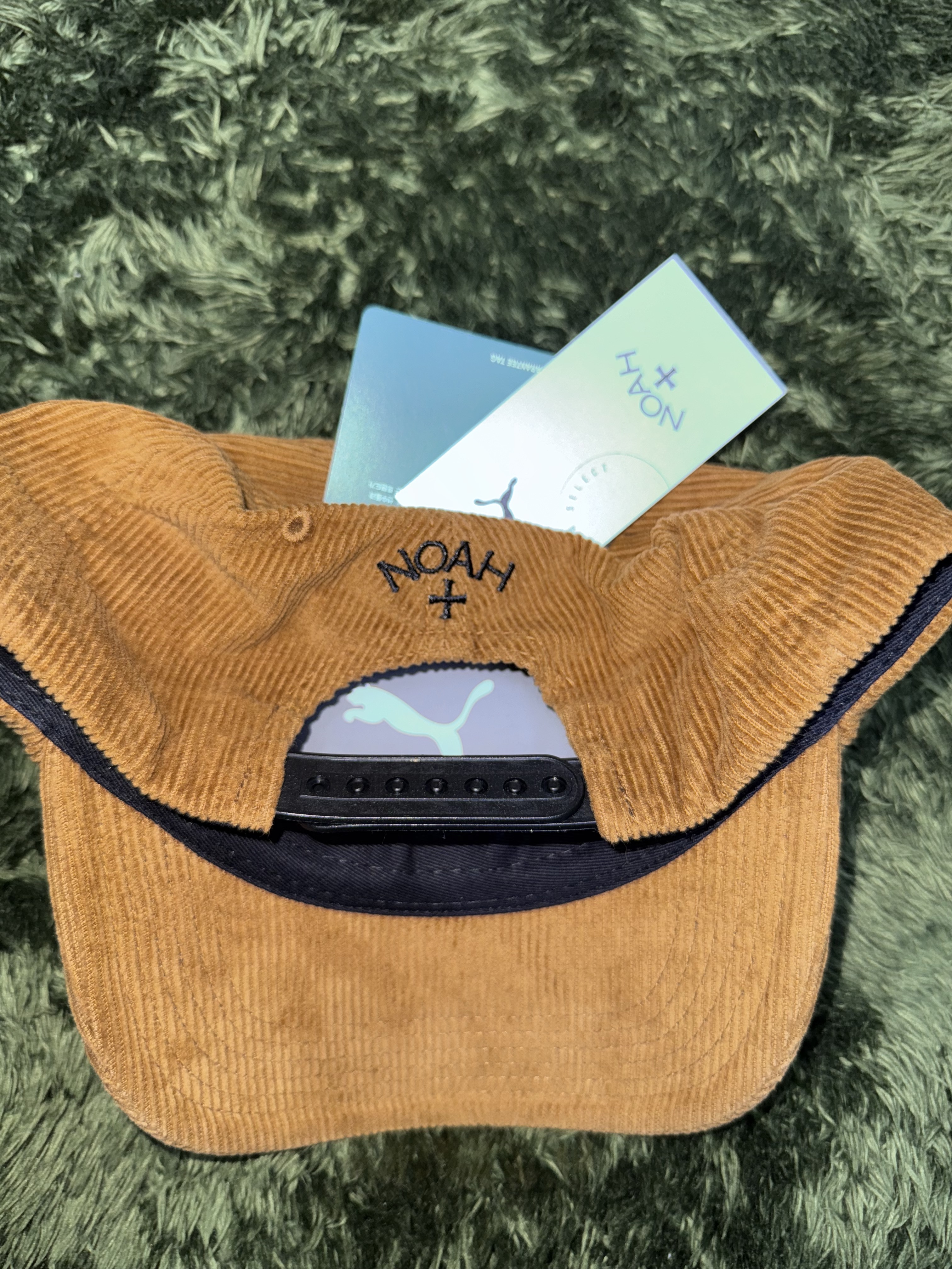 Puma x Noah Cap Golden Brown 착용 스타일 - 6