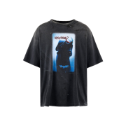 Saint Mxxxxxx x The Dark Knight Lip S/S T-Shirt Black - 25SS