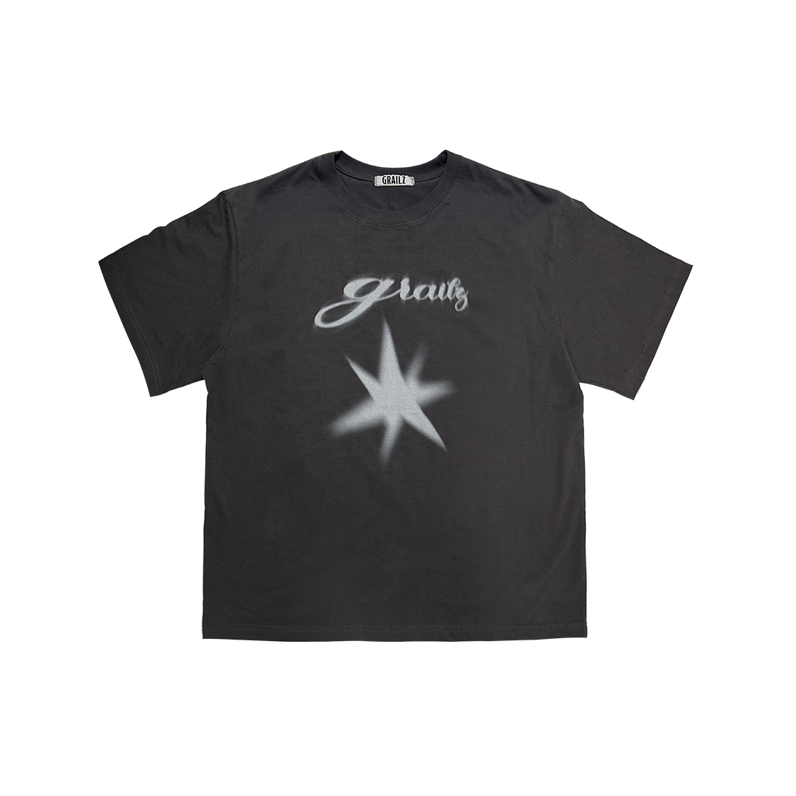 GR25SSMS01CH GRAILZ Gr Blur T-Shirts Charcoal